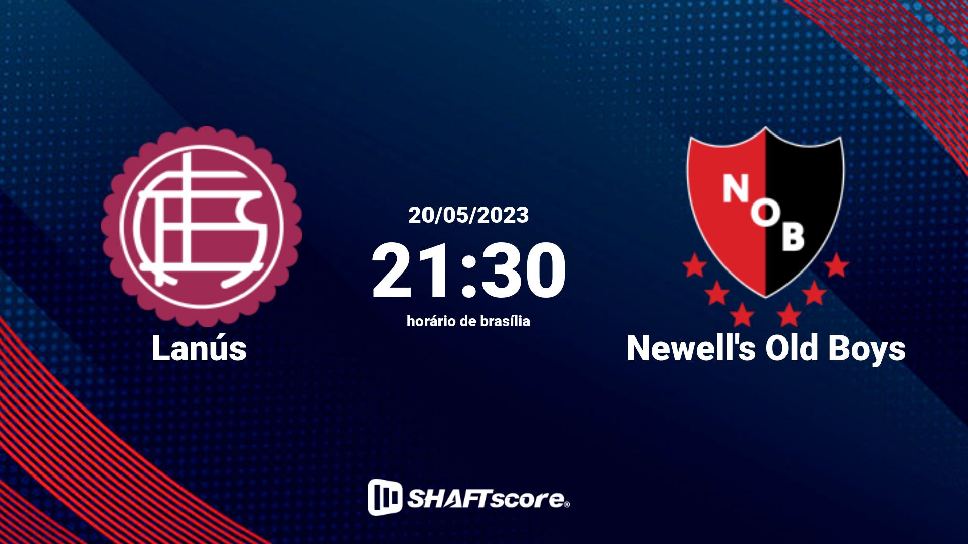 Estatísticas do jogo Lanús vs Newell's Old Boys 20.05 21:30