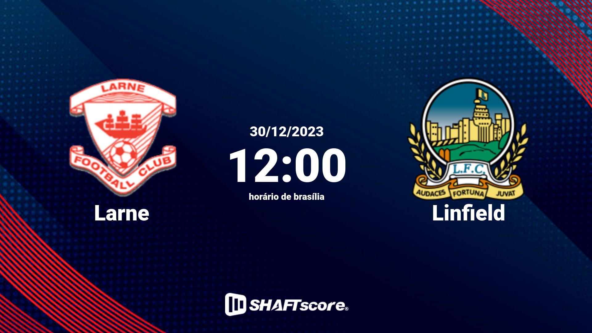 Estatísticas do jogo Larne vs Linfield 30.12 12:00