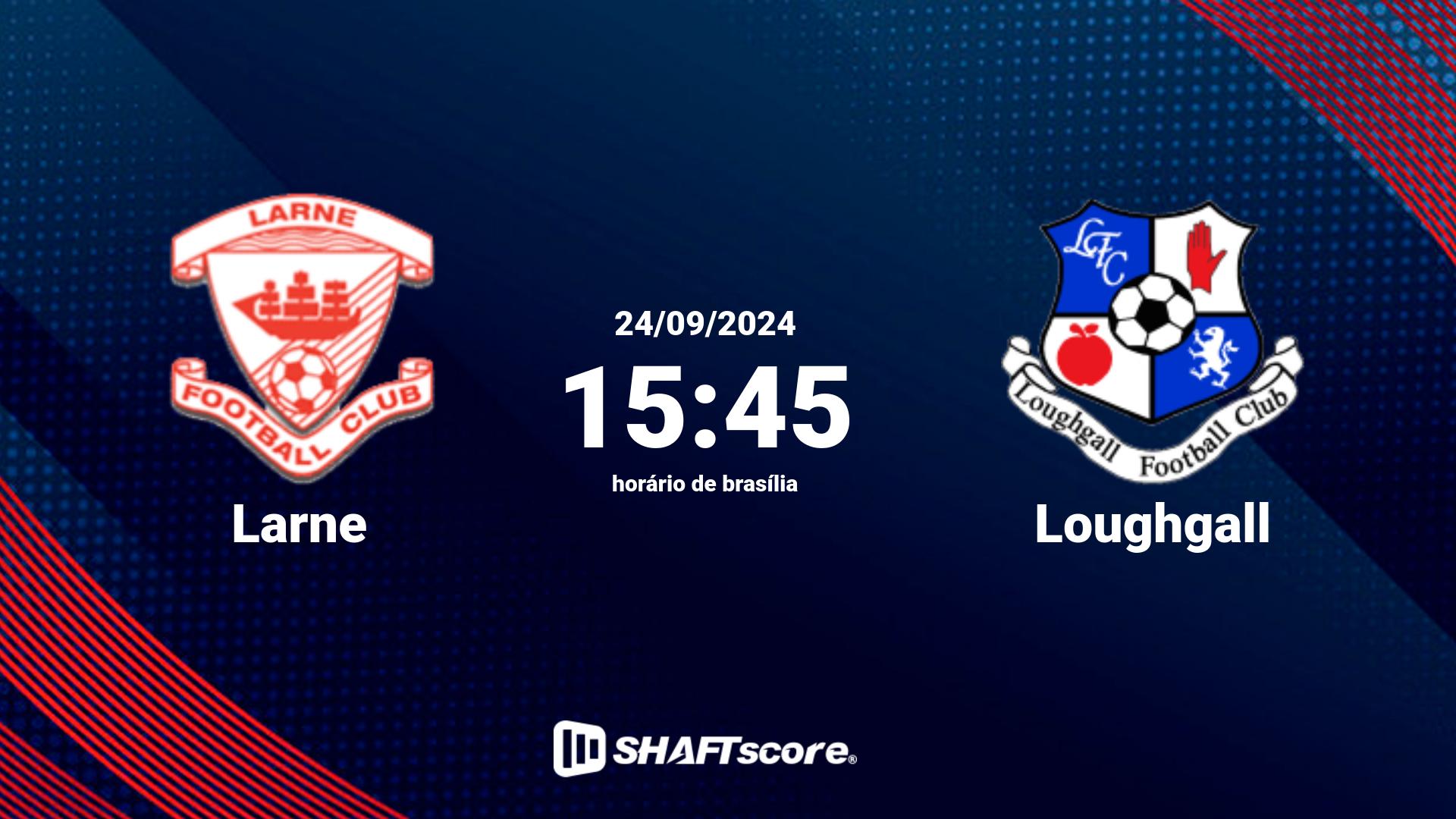 Estatísticas do jogo Larne vs Loughgall 24.09 15:45