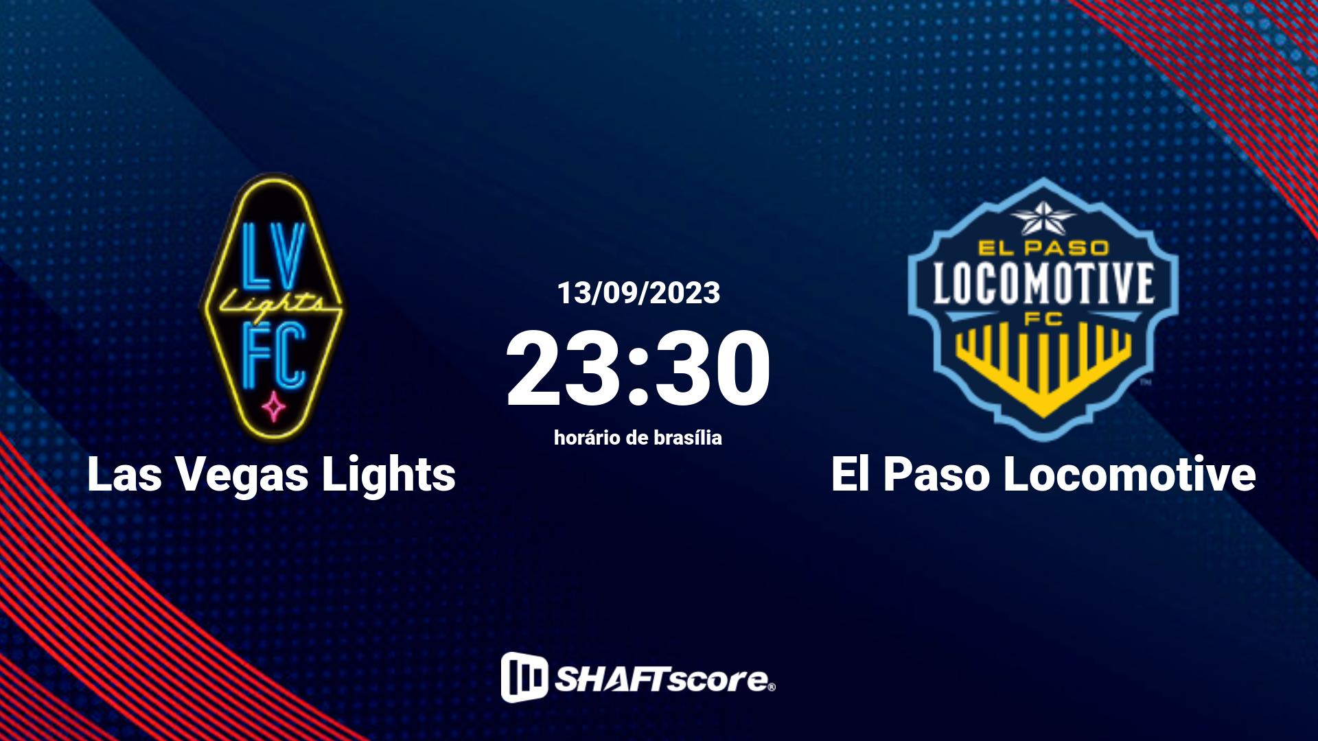 Estatísticas do jogo Las Vegas Lights vs El Paso Locomotive 13.09 23:30