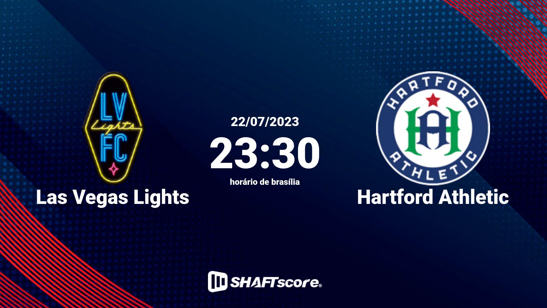 Estatísticas do jogo Las Vegas Lights vs Hartford Athletic 22.07 23:30