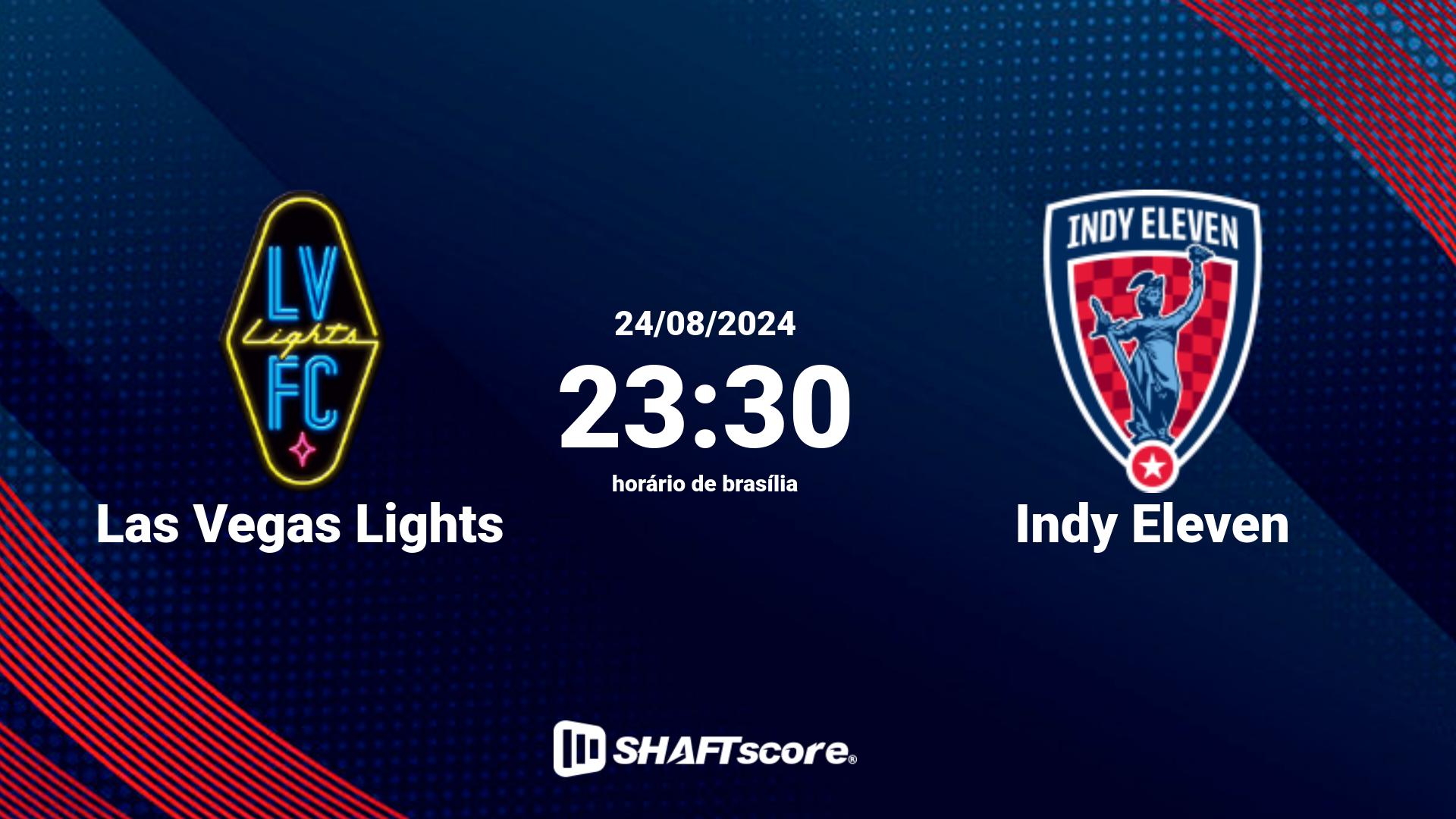 Estatísticas do jogo Las Vegas Lights vs Indy Eleven 24.08 23:30