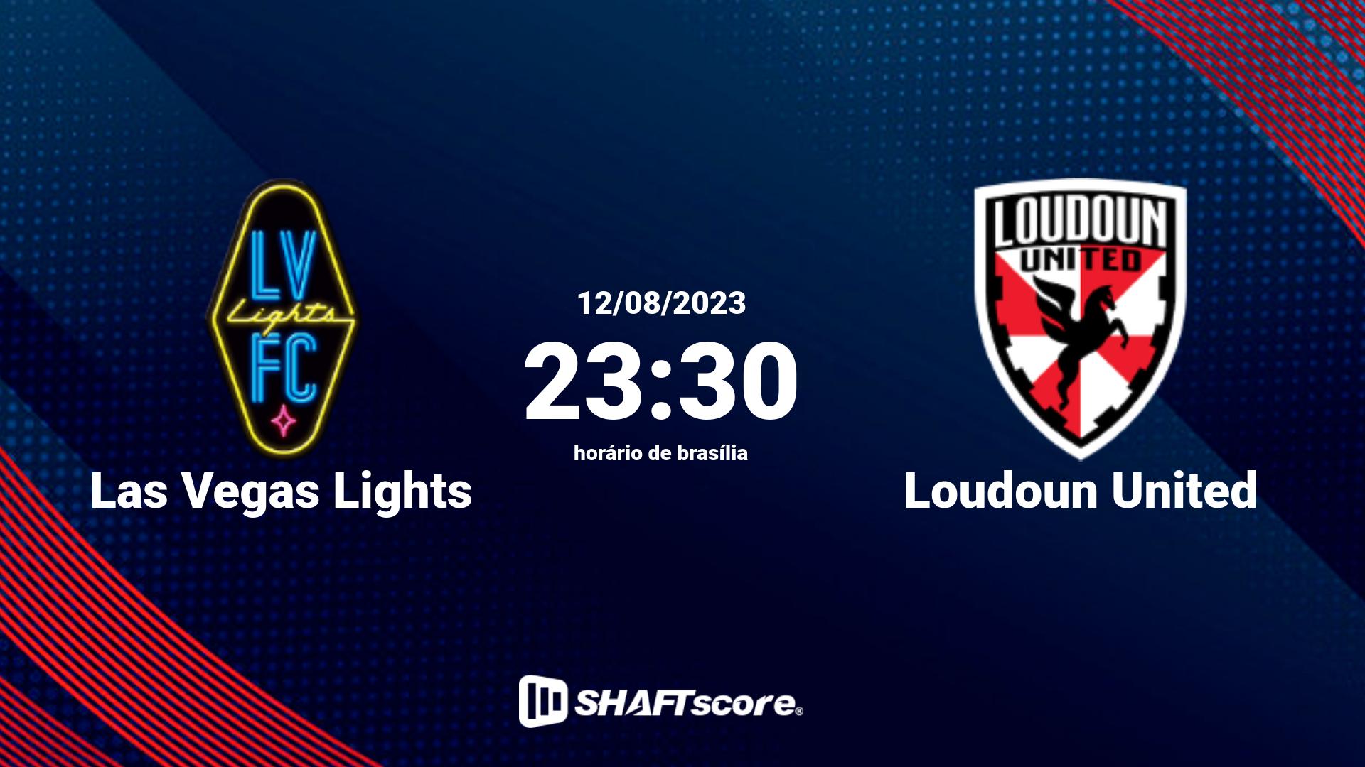 Estatísticas do jogo Las Vegas Lights vs Loudoun United 12.08 23:30