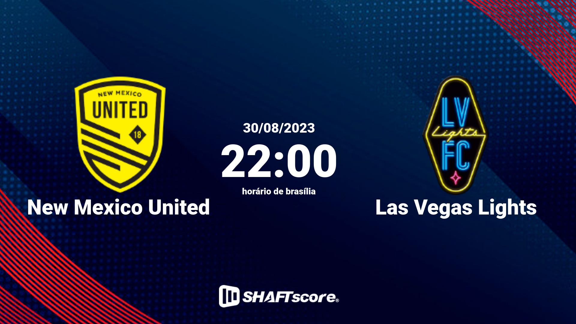 Estatísticas do jogo Las Vegas Lights vs New Mexico United 04.07 22:00