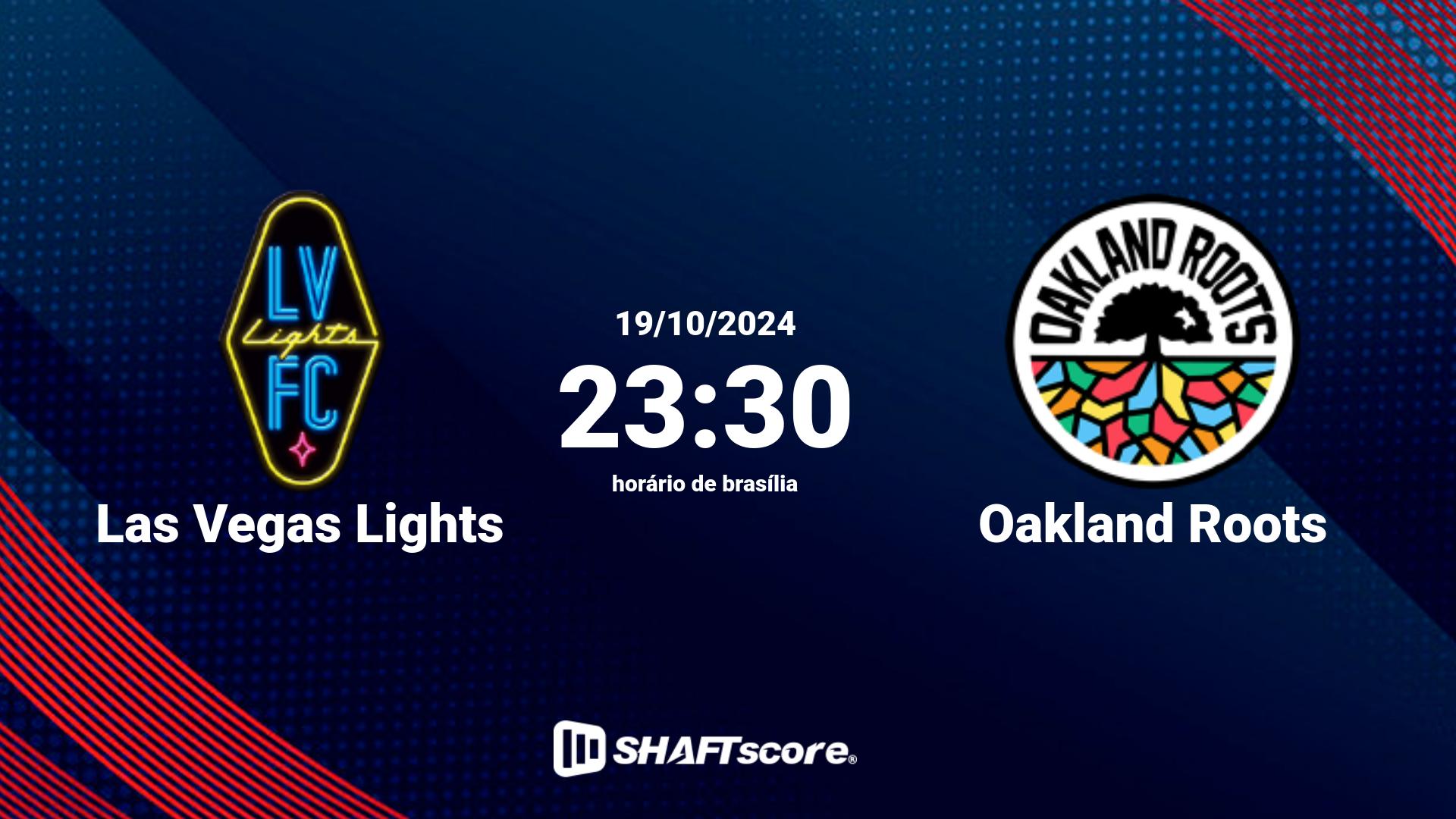 Estatísticas do jogo Las Vegas Lights vs Oakland Roots 19.10 23:30