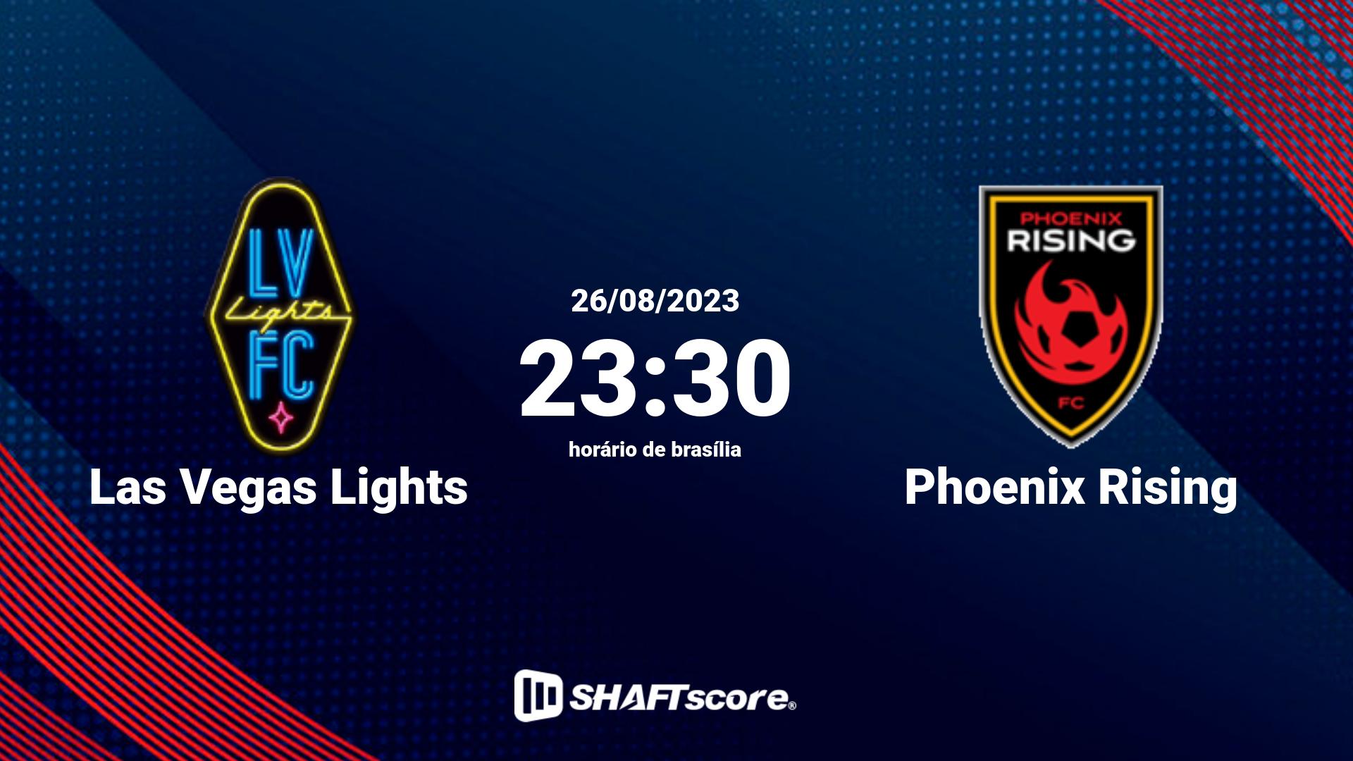 Estatísticas do jogo Las Vegas Lights vs Phoenix Rising 26.08 23:30