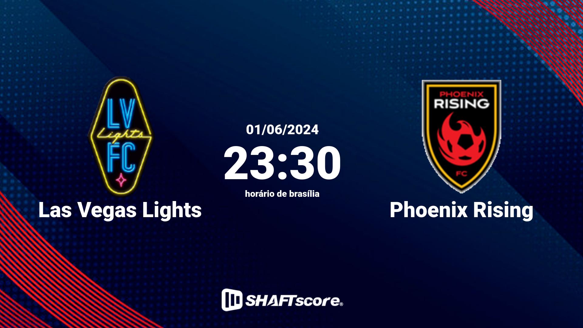 Estatísticas do jogo Las Vegas Lights vs Phoenix Rising 01.06 23:30