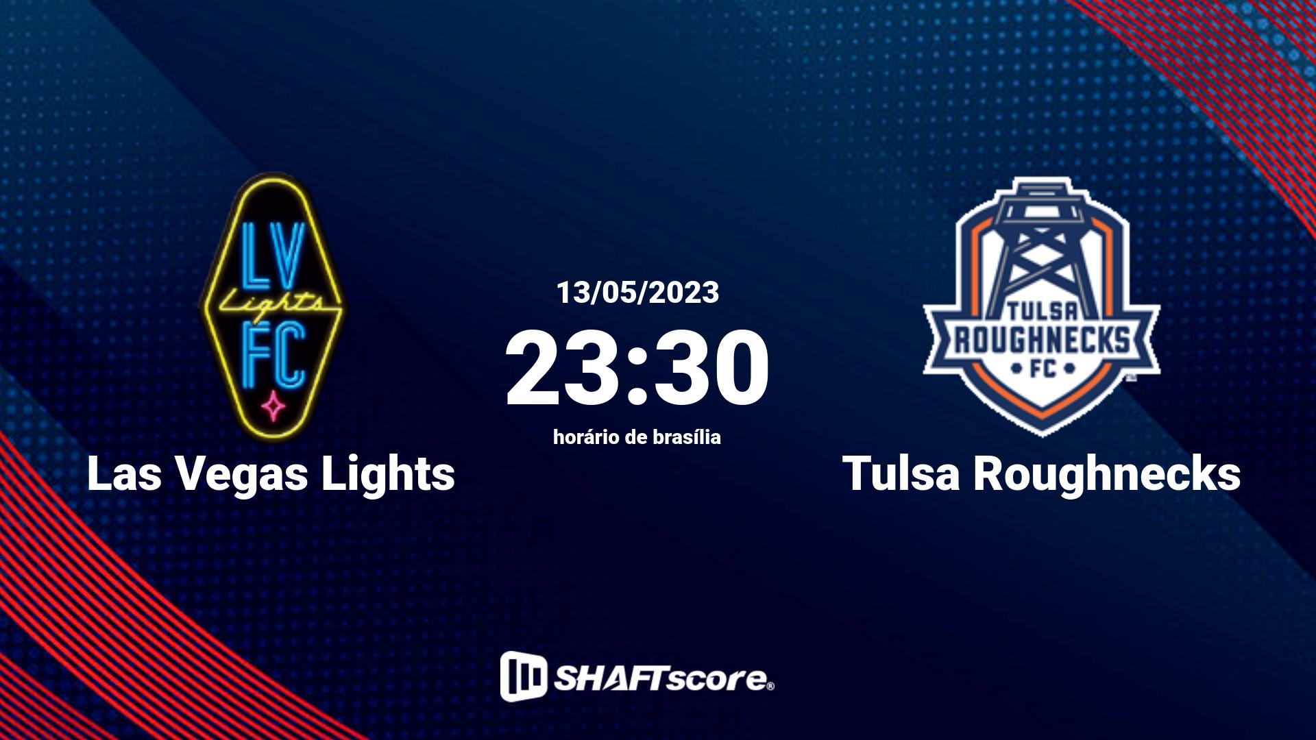 Estatísticas do jogo Las Vegas Lights vs Tulsa Roughnecks 13.05 23:30