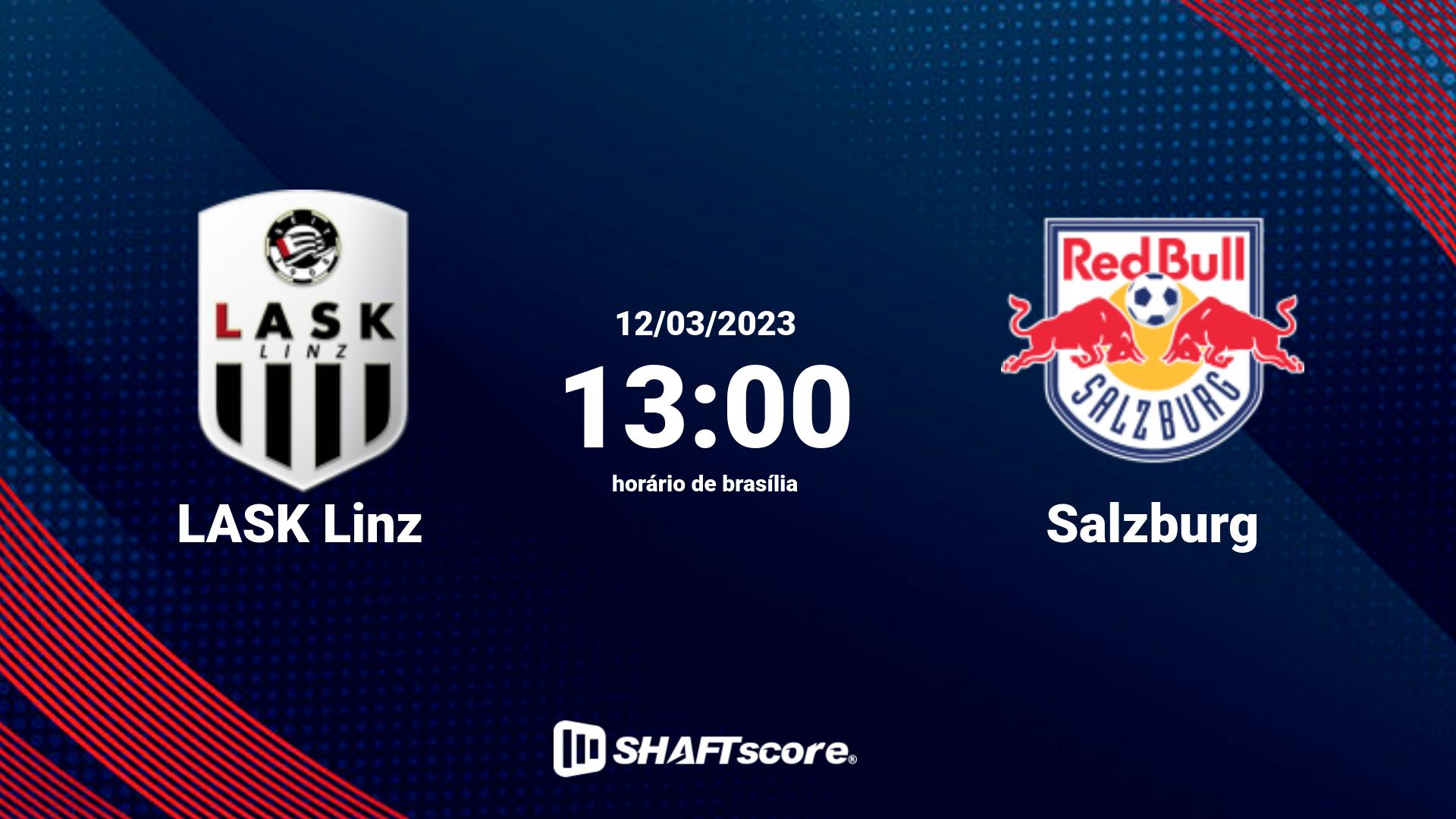 Estatísticas do jogo LASK Linz vs Salzburg 12.03 13:00