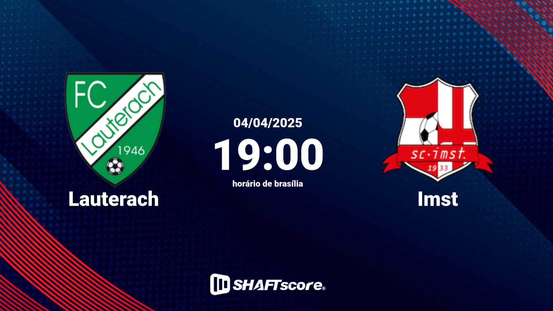 Estatísticas do jogo Lauterach vs Imst 04.04 19:00