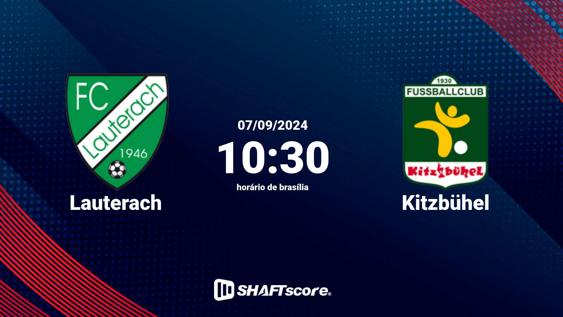 Estatísticas do jogo Lauterach vs Kitzbühel 07.09 10:30