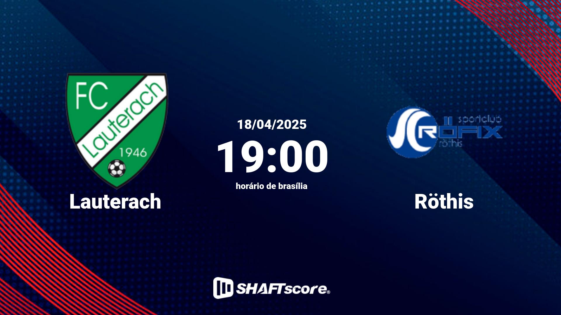 Estatísticas do jogo Lauterach vs Röthis 18.04 19:00