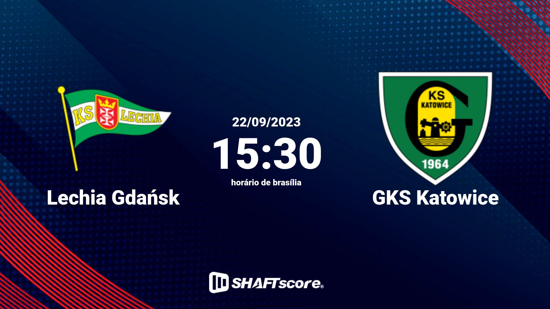 Estatísticas do jogo Lechia Gdańsk vs GKS Katowice 22.09 15:30