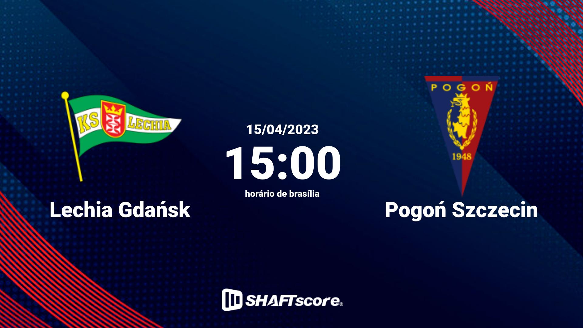 Estatísticas do jogo Lechia Gdańsk vs Pogoń Szczecin 15.04 15:00