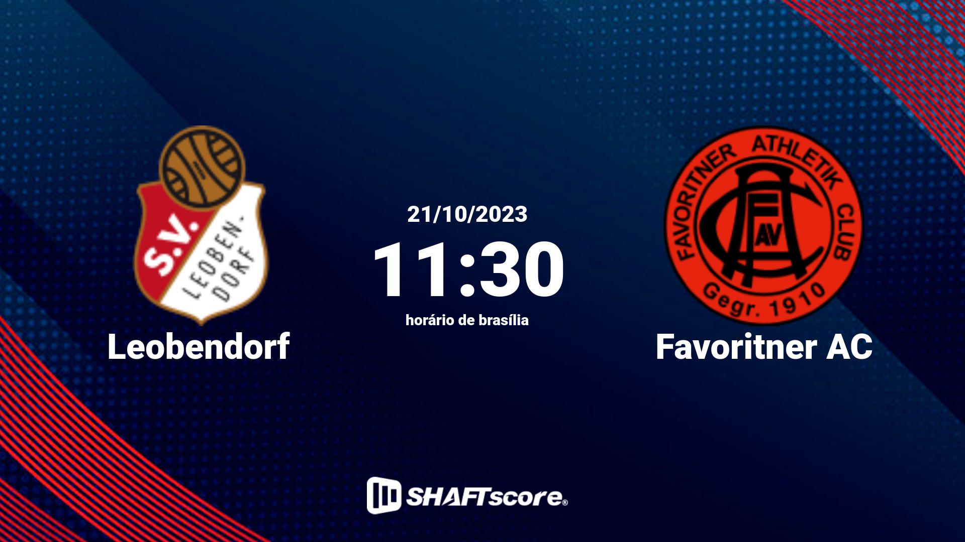 Estatísticas do jogo Leobendorf vs Favoritner AC 21.10 11:30