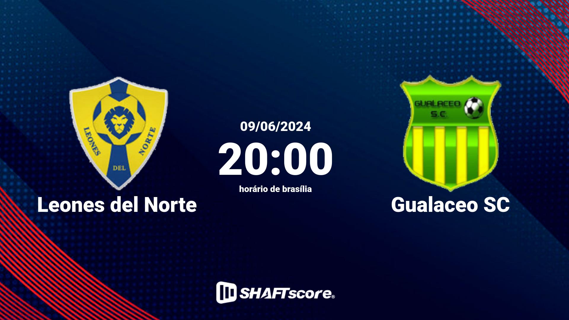 Estatísticas do jogo Leones del Norte vs Gualaceo SC 09.06 20:00