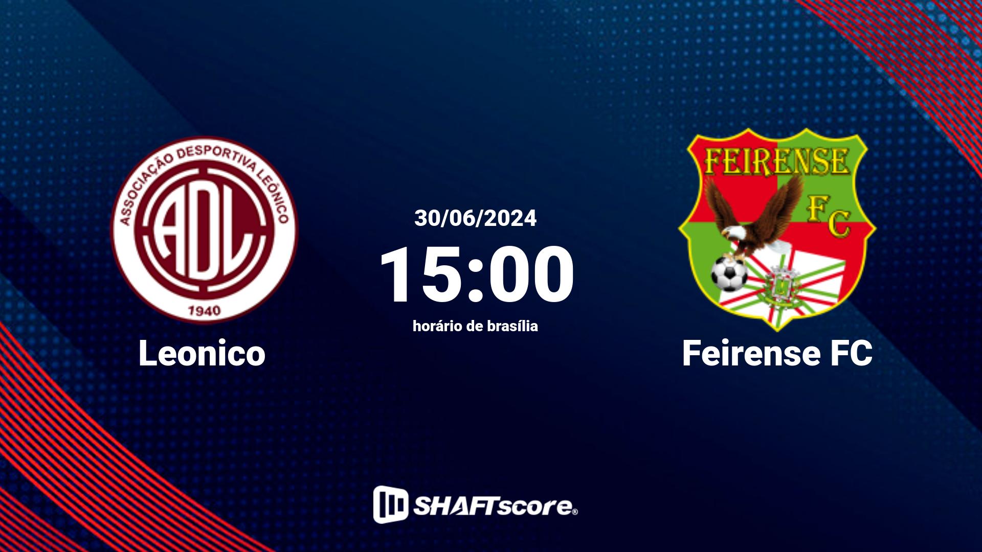 Estatísticas do jogo Leonico vs Feirense FC 30.06 15:00