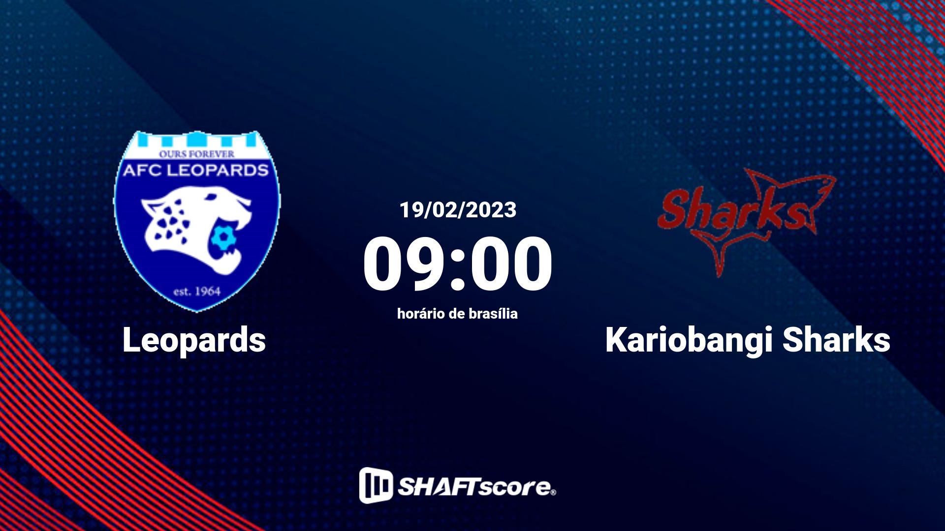 Estatísticas do jogo Leopards vs Kariobangi Sharks 19.02 09:00