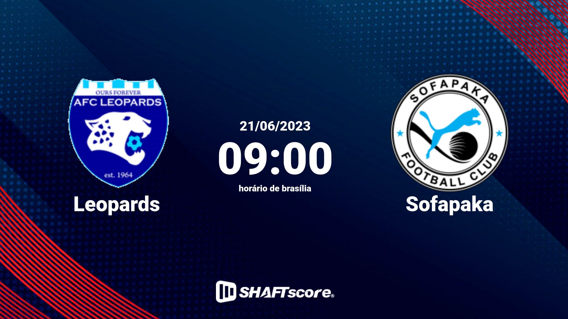 Estatísticas do jogo Leopards vs Sofapaka 21.06 09:00