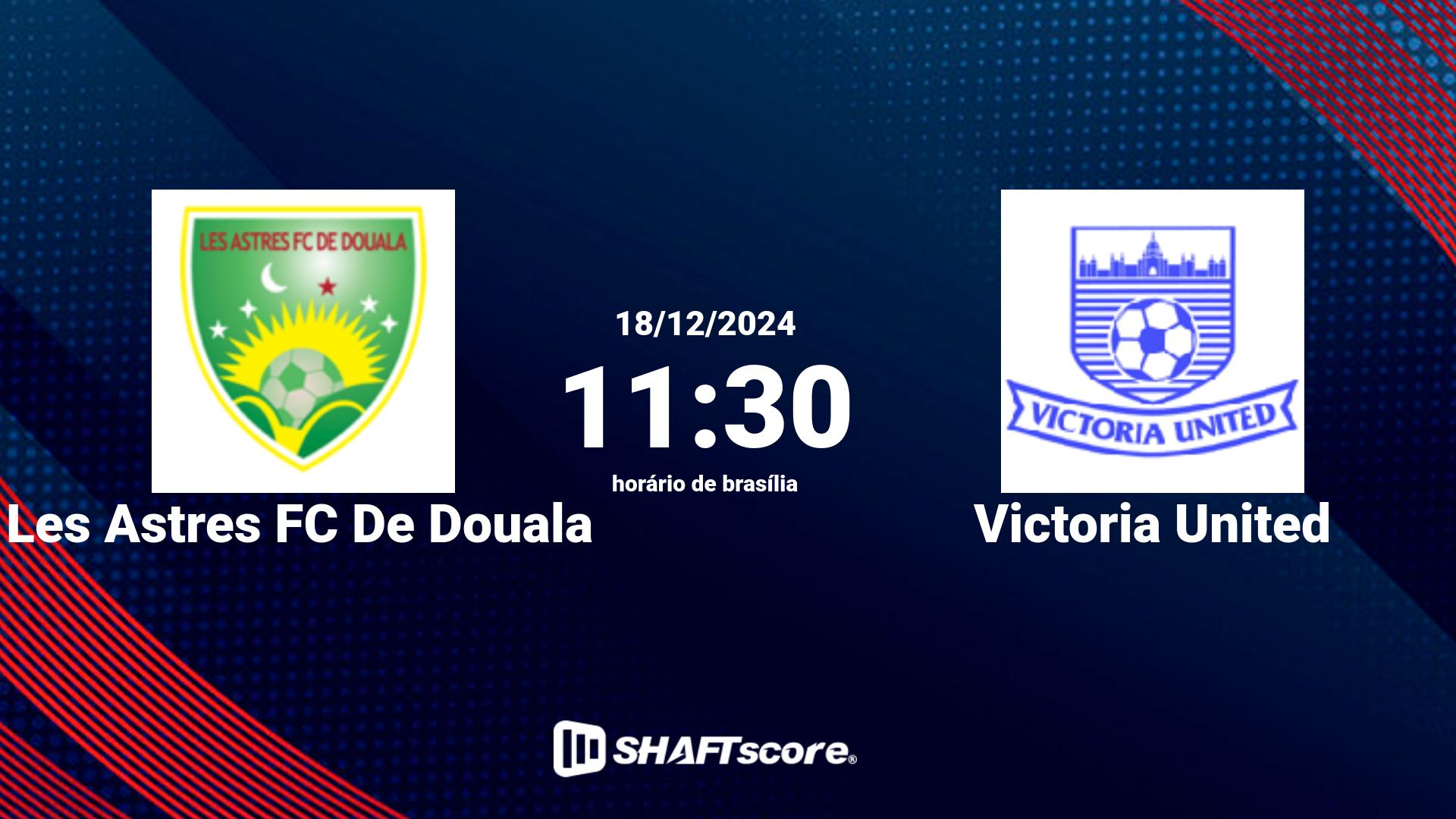 Estatísticas do jogo Les Astres FC De Douala vs Victoria United 18.12 11:30