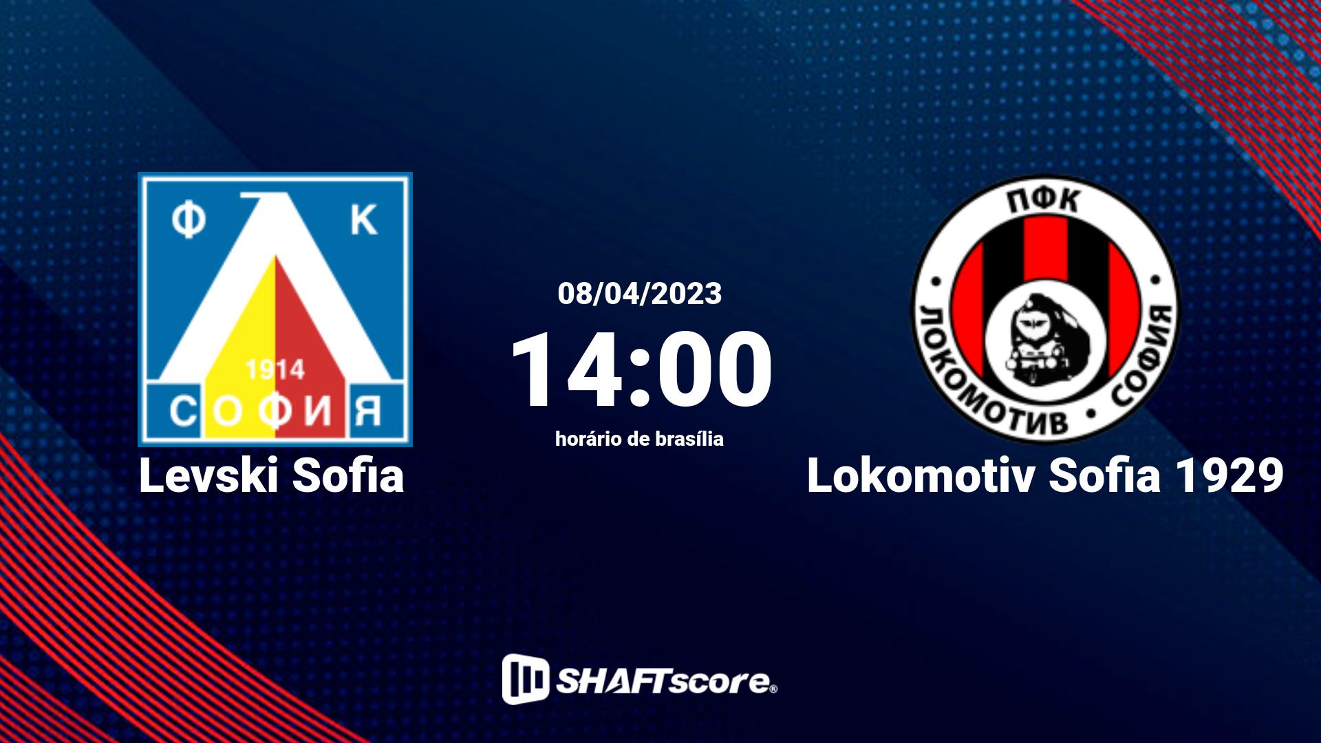 Estatísticas do jogo Levski Sofia vs Lokomotiv Sofia 1929 08.04 14:00