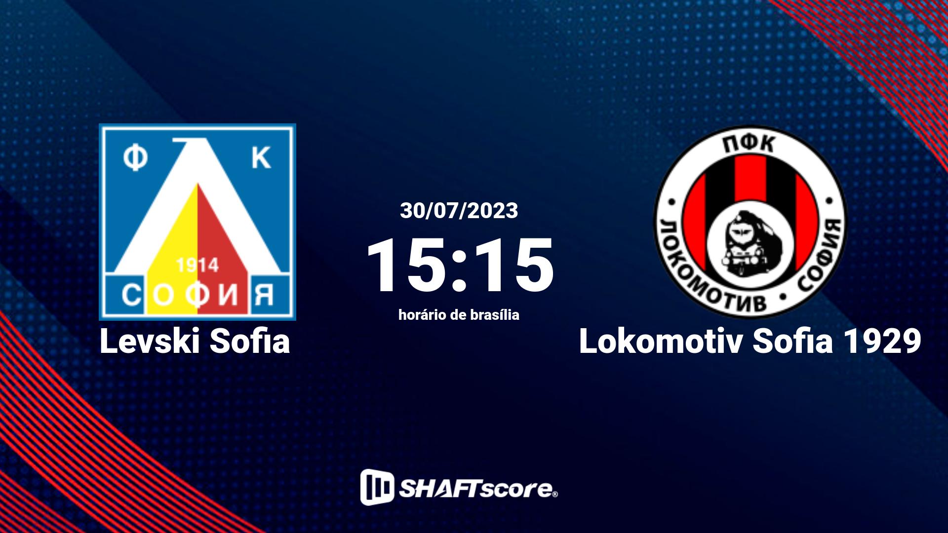 Estatísticas do jogo Levski Sofia vs Lokomotiv Sofia 1929 30.07 15:15