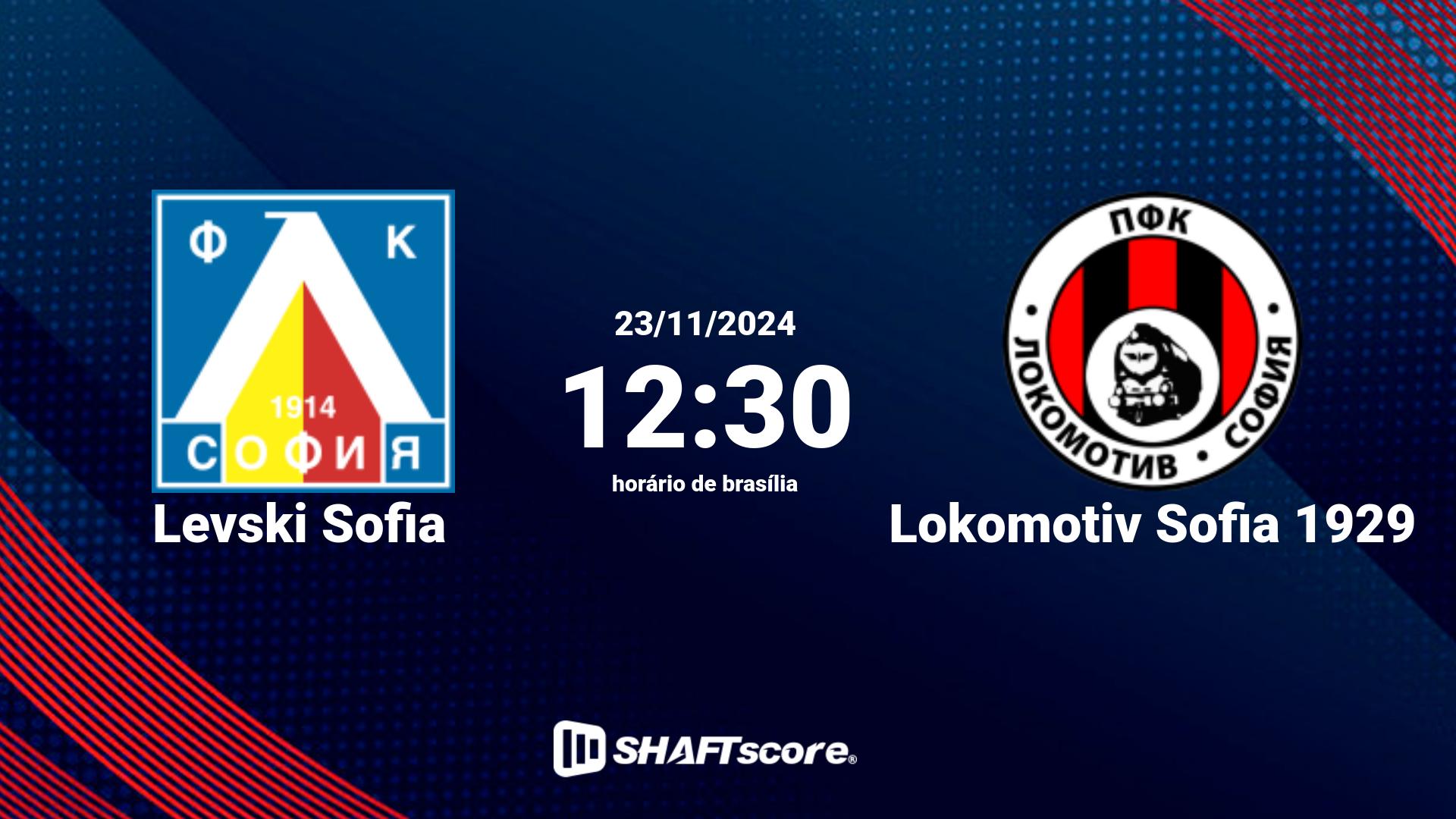 Estatísticas do jogo Levski Sofia vs Lokomotiv Sofia 1929 23.11 12:30