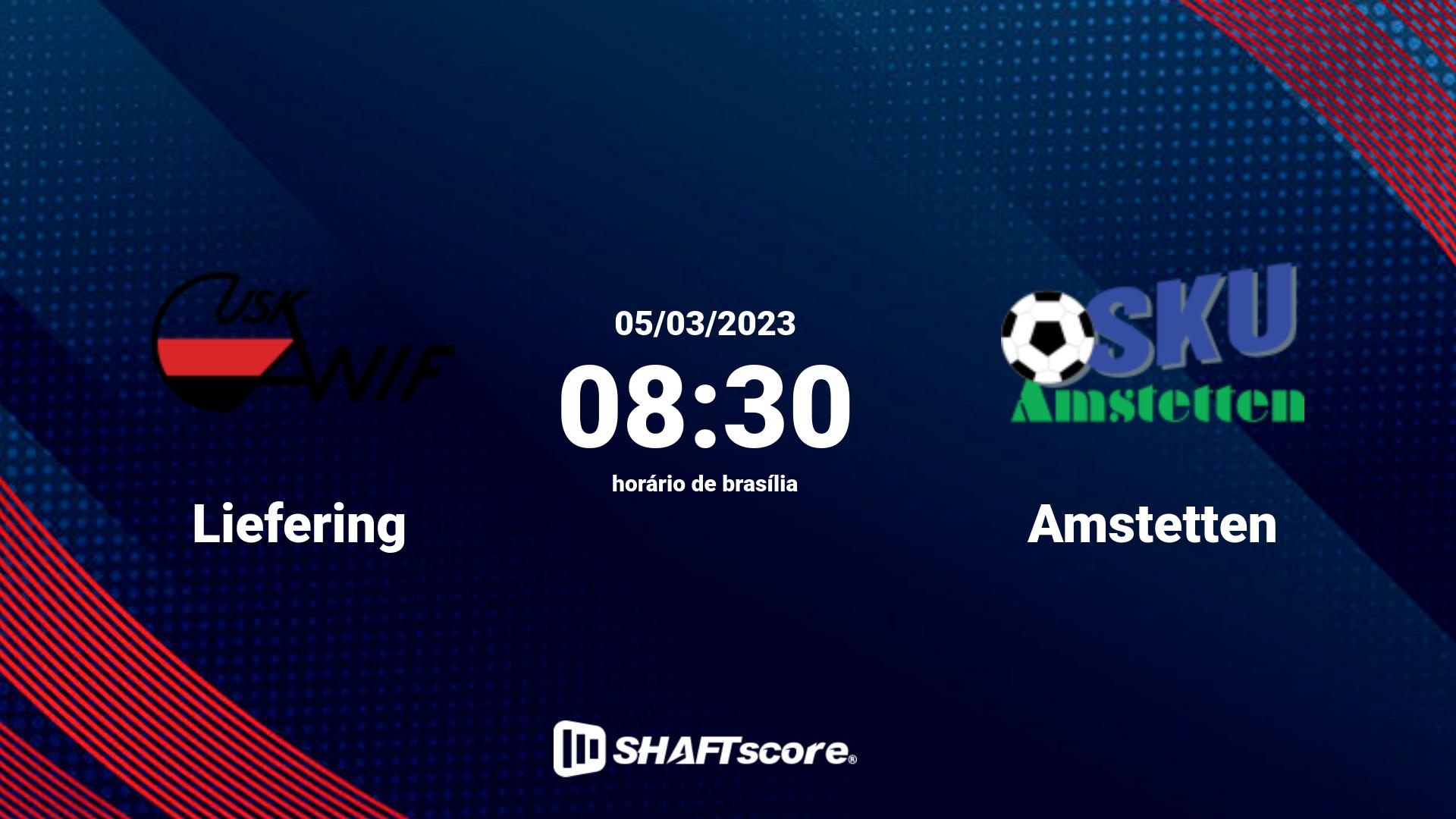 Estatísticas do jogo Liefering vs Amstetten 05.03 08:30