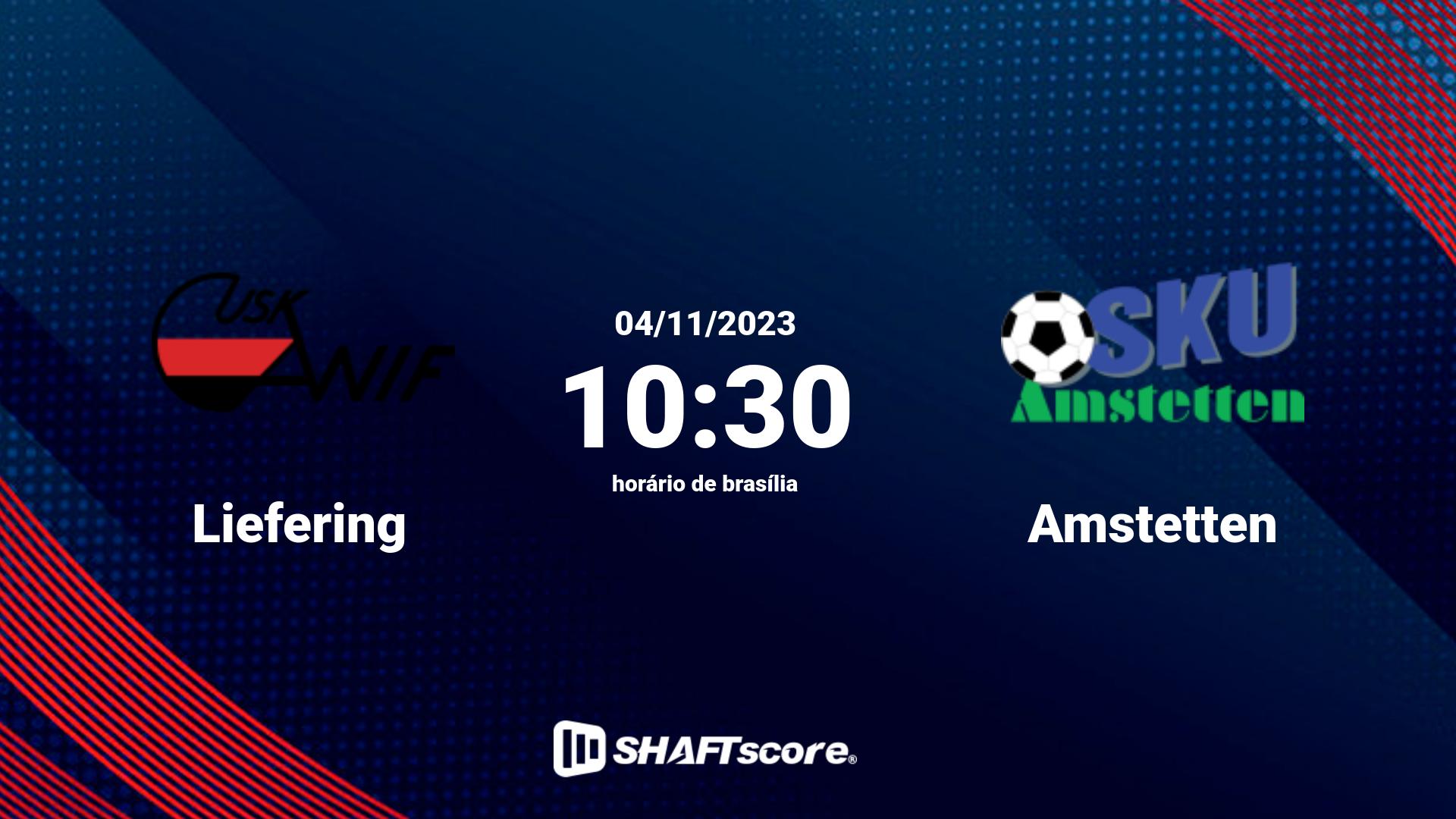 Estatísticas do jogo Liefering vs Amstetten 04.11 10:30