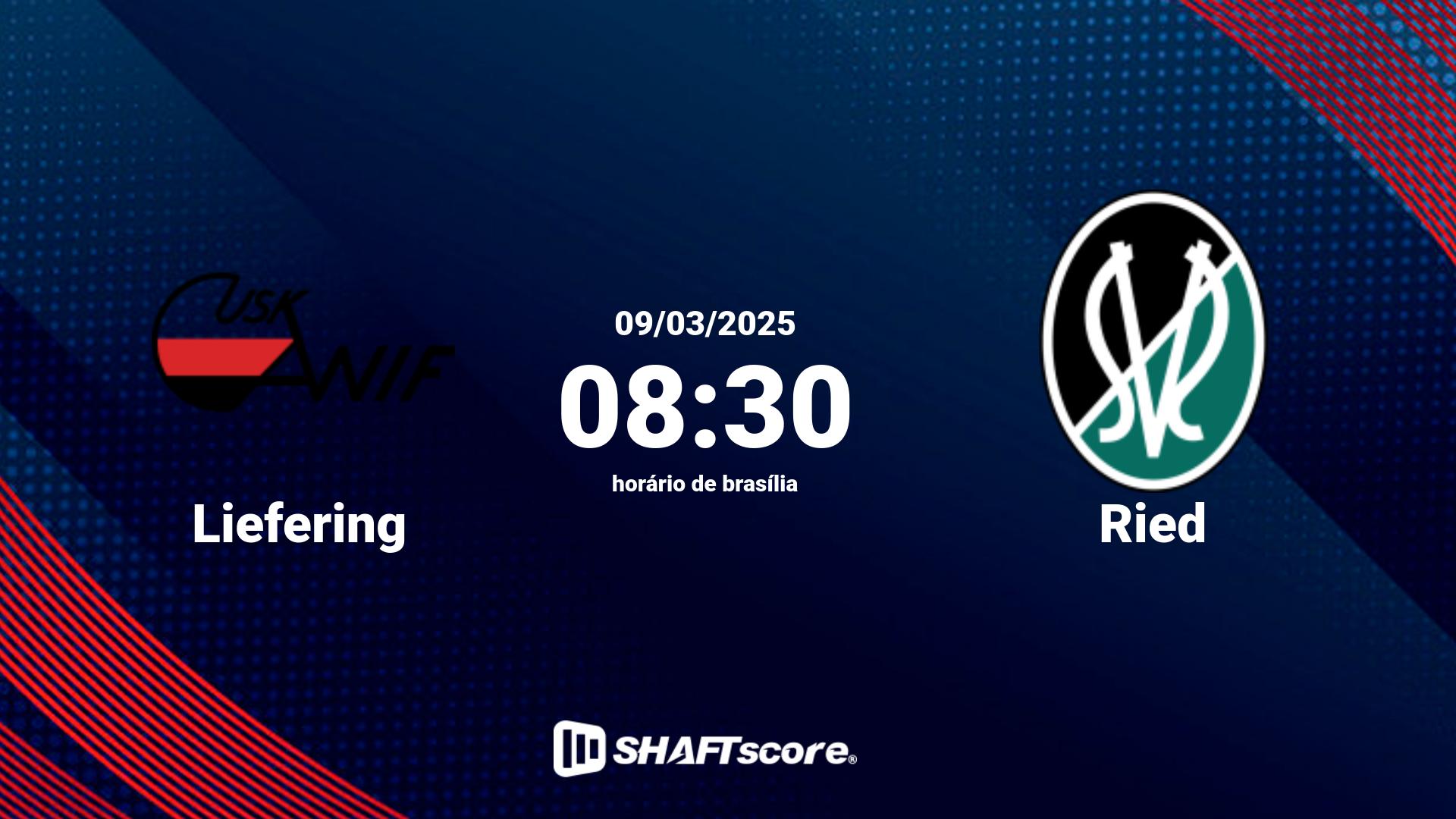 Estatísticas do jogo Liefering vs Ried 09.03 08:30