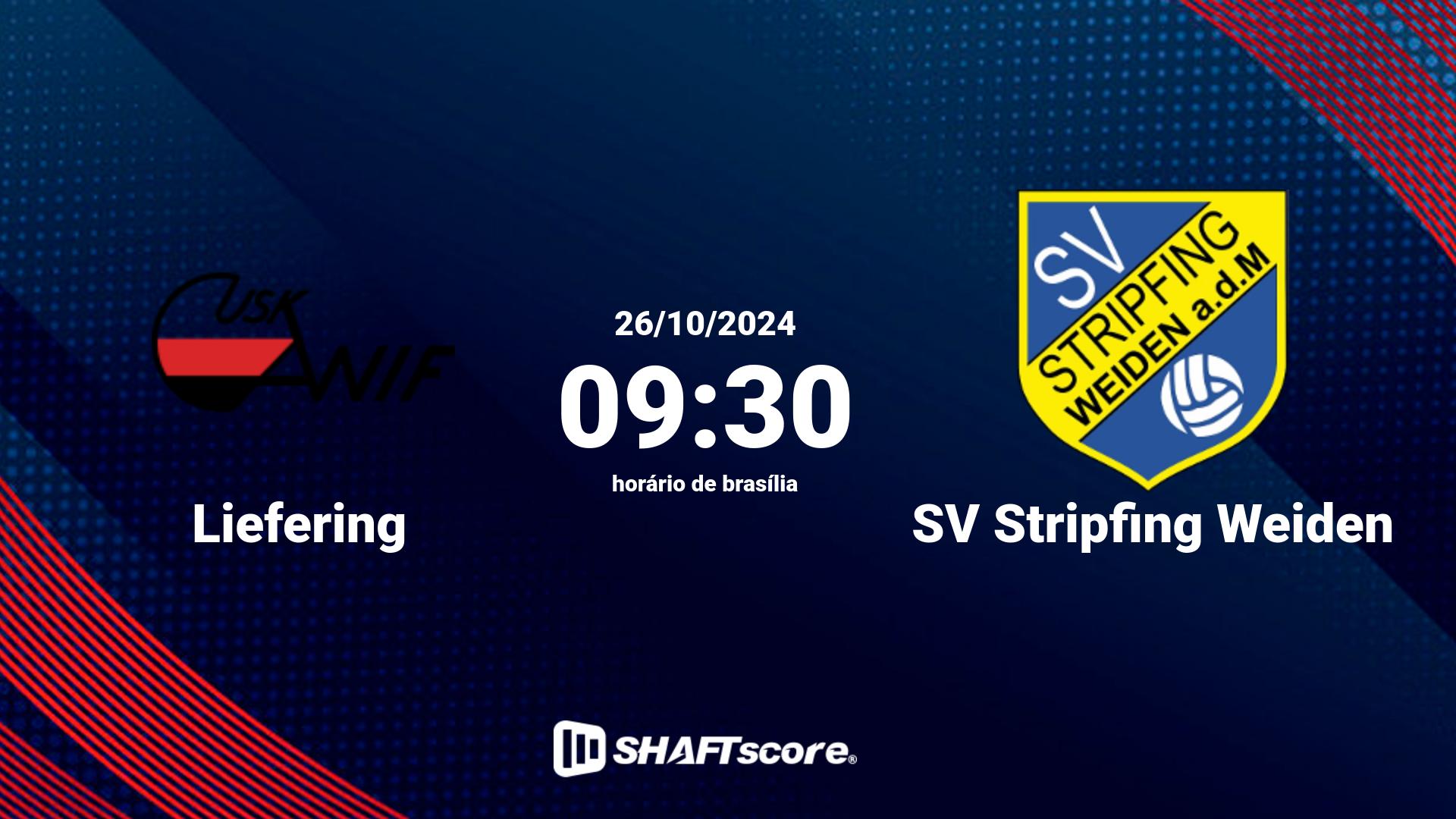 Estatísticas do jogo Liefering vs SV Stripfing Weiden 26.10 09:30