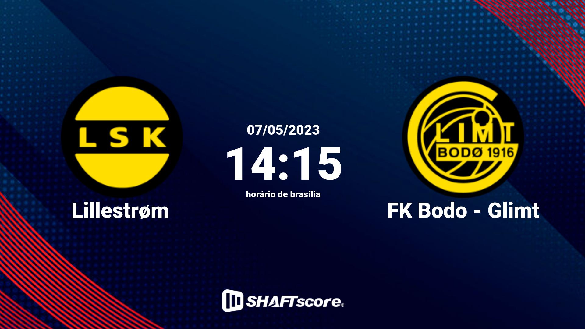 Estatísticas do jogo Lillestrøm vs FK Bodo - Glimt 07.05 14:15