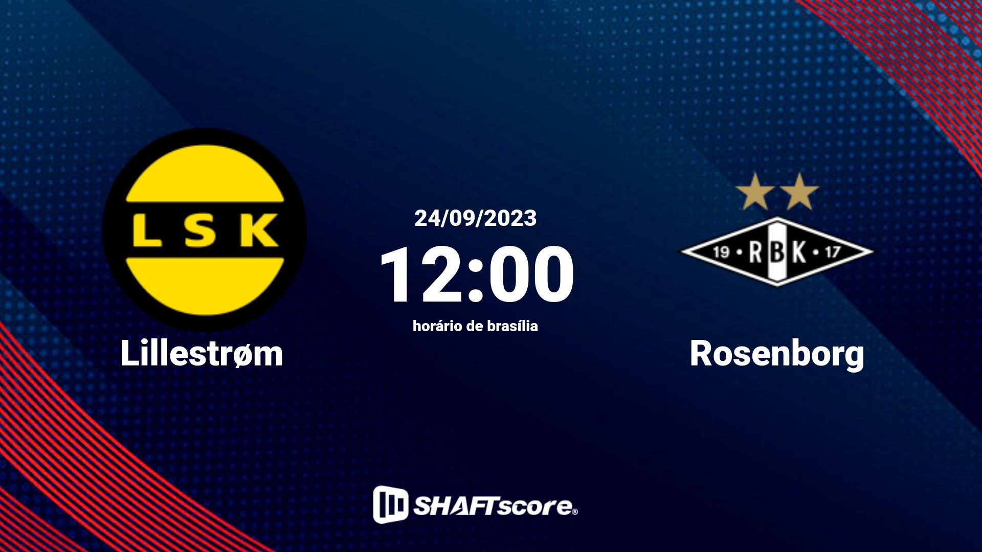 Estatísticas do jogo Lillestrøm vs Rosenborg 24.09 12:00