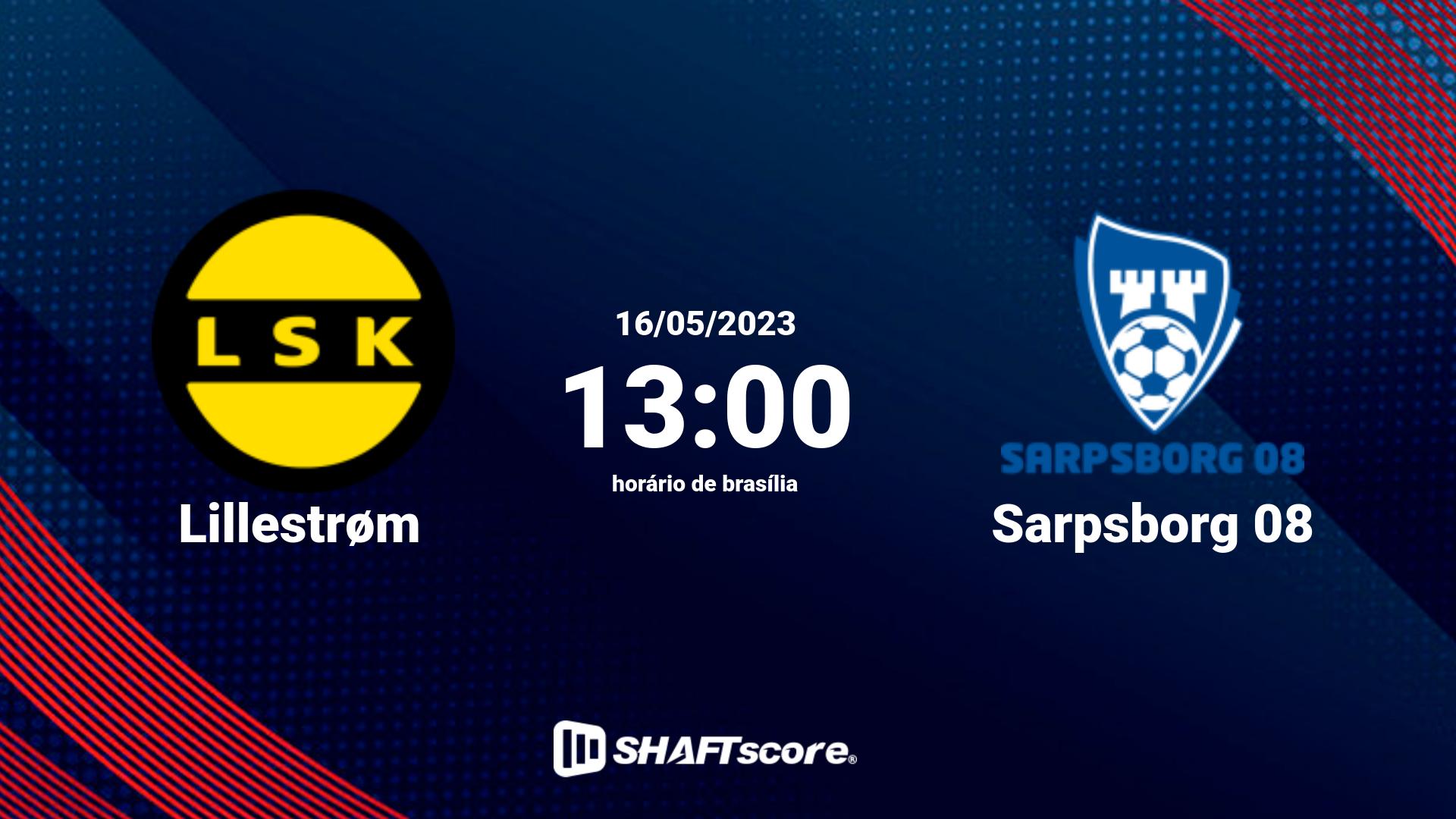 Estatísticas do jogo Lillestrøm vs Sarpsborg 08 16.05 13:00
