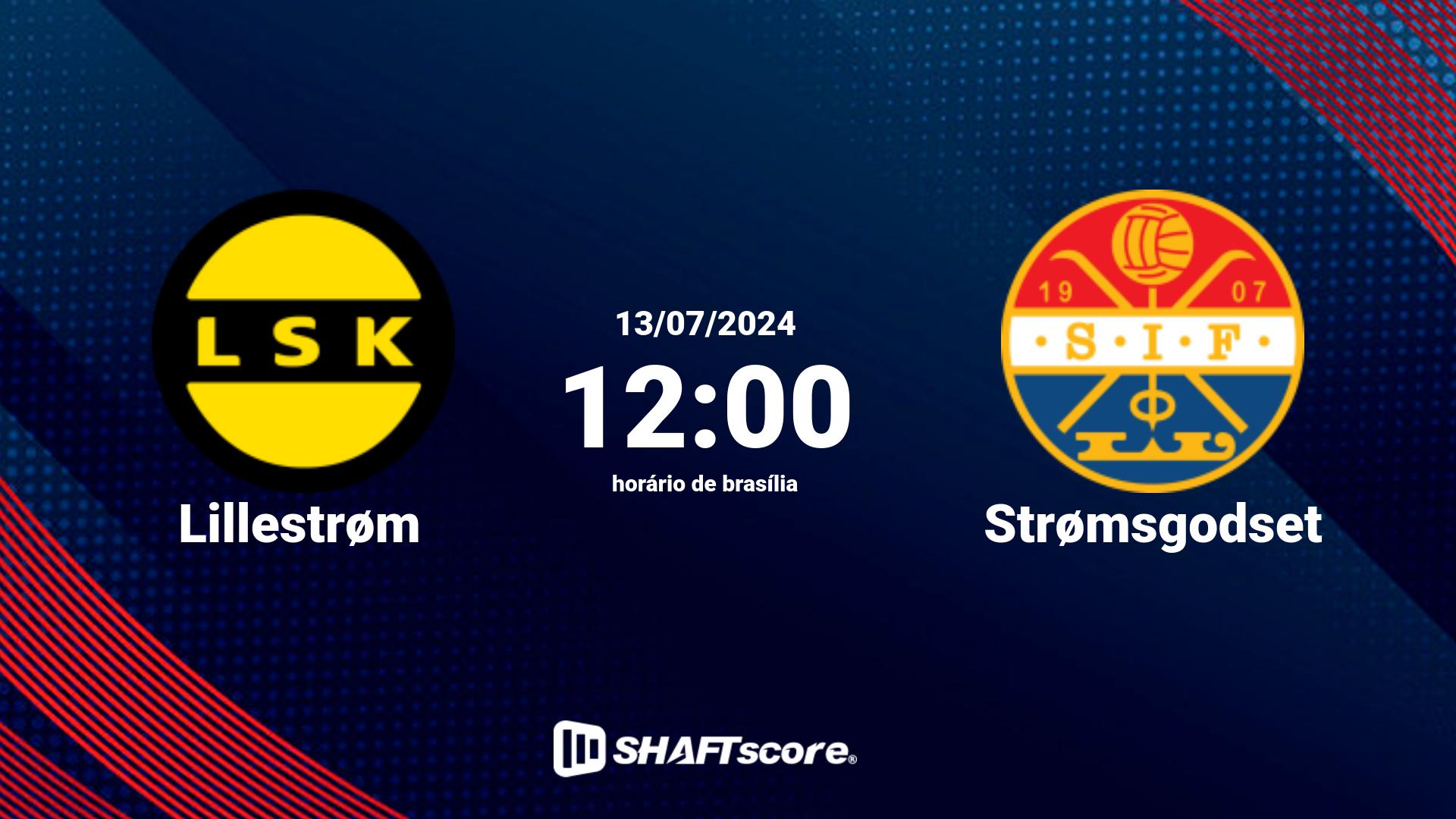Estatísticas do jogo Lillestrøm vs Strømsgodset 13.07 12:00