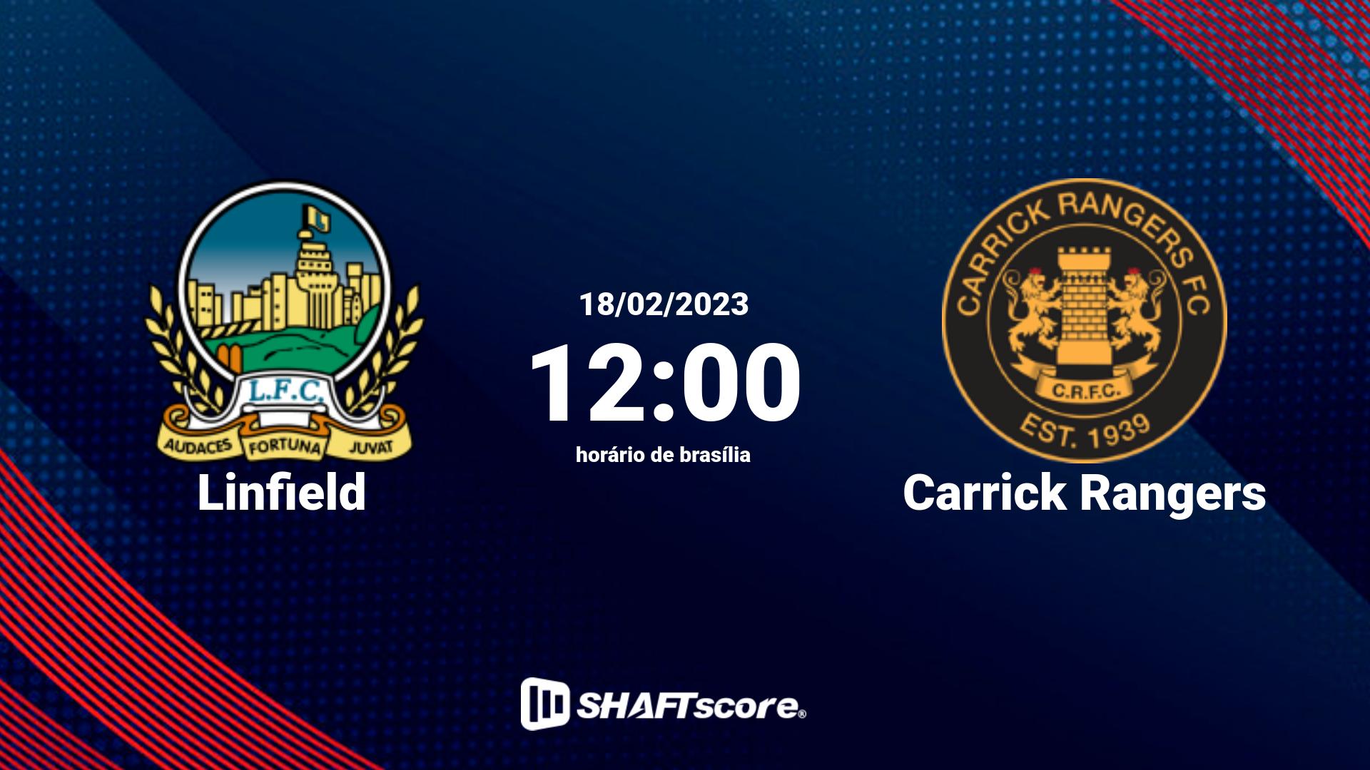 Estatísticas do jogo Linfield vs Carrick Rangers 18.02 12:00