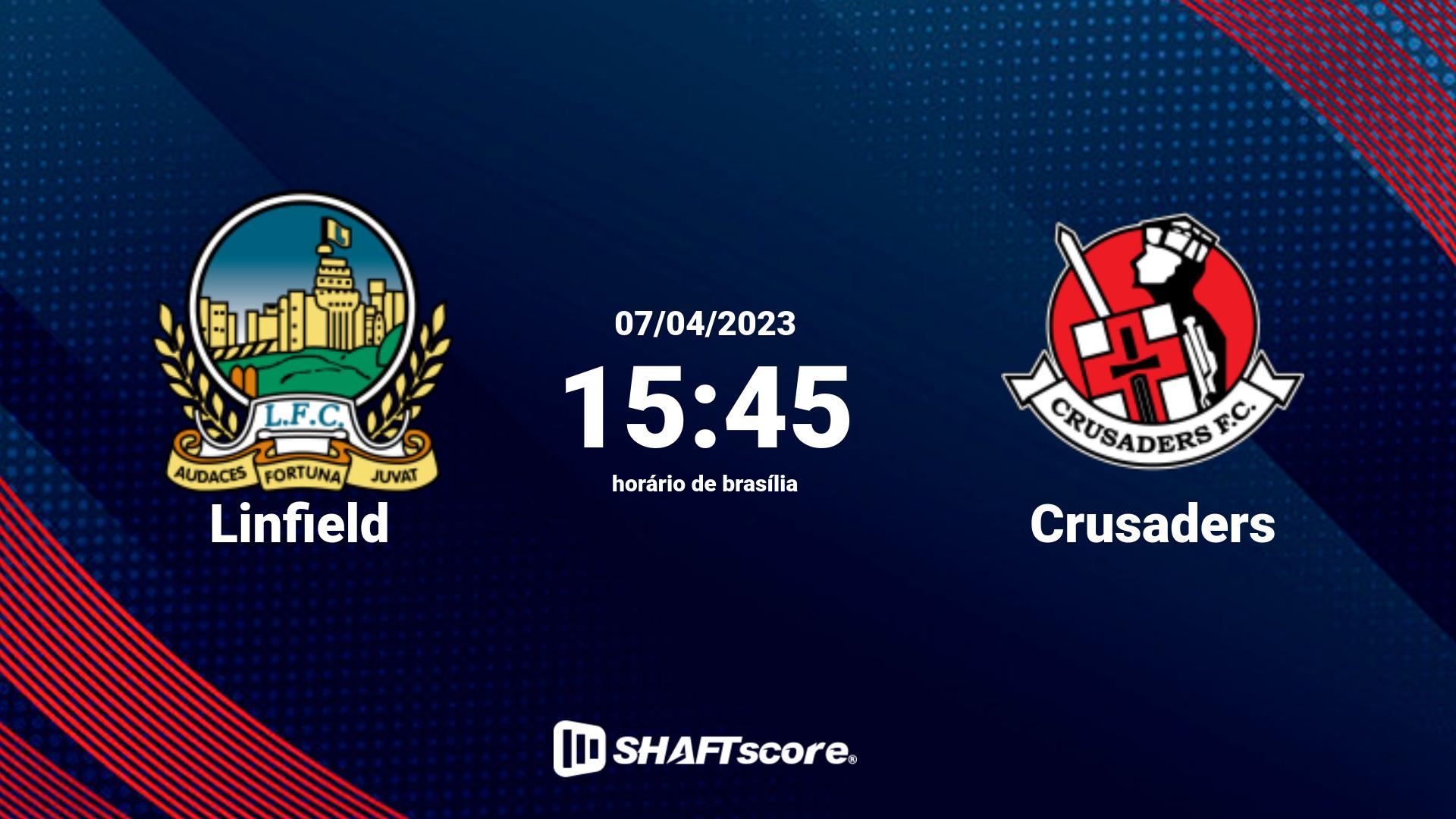 Estatísticas do jogo Linfield vs Crusaders 07.04 15:45