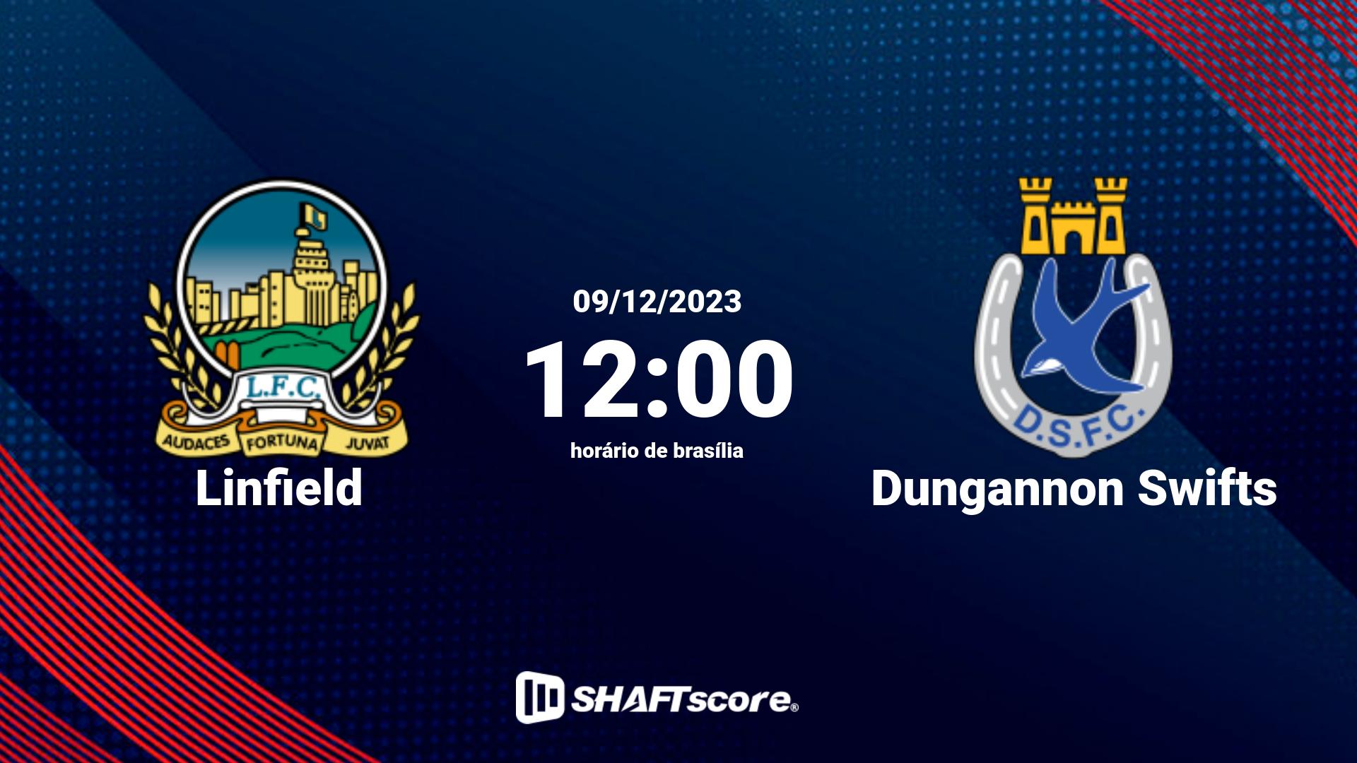 Estatísticas do jogo Linfield vs Dungannon Swifts 09.12 12:00