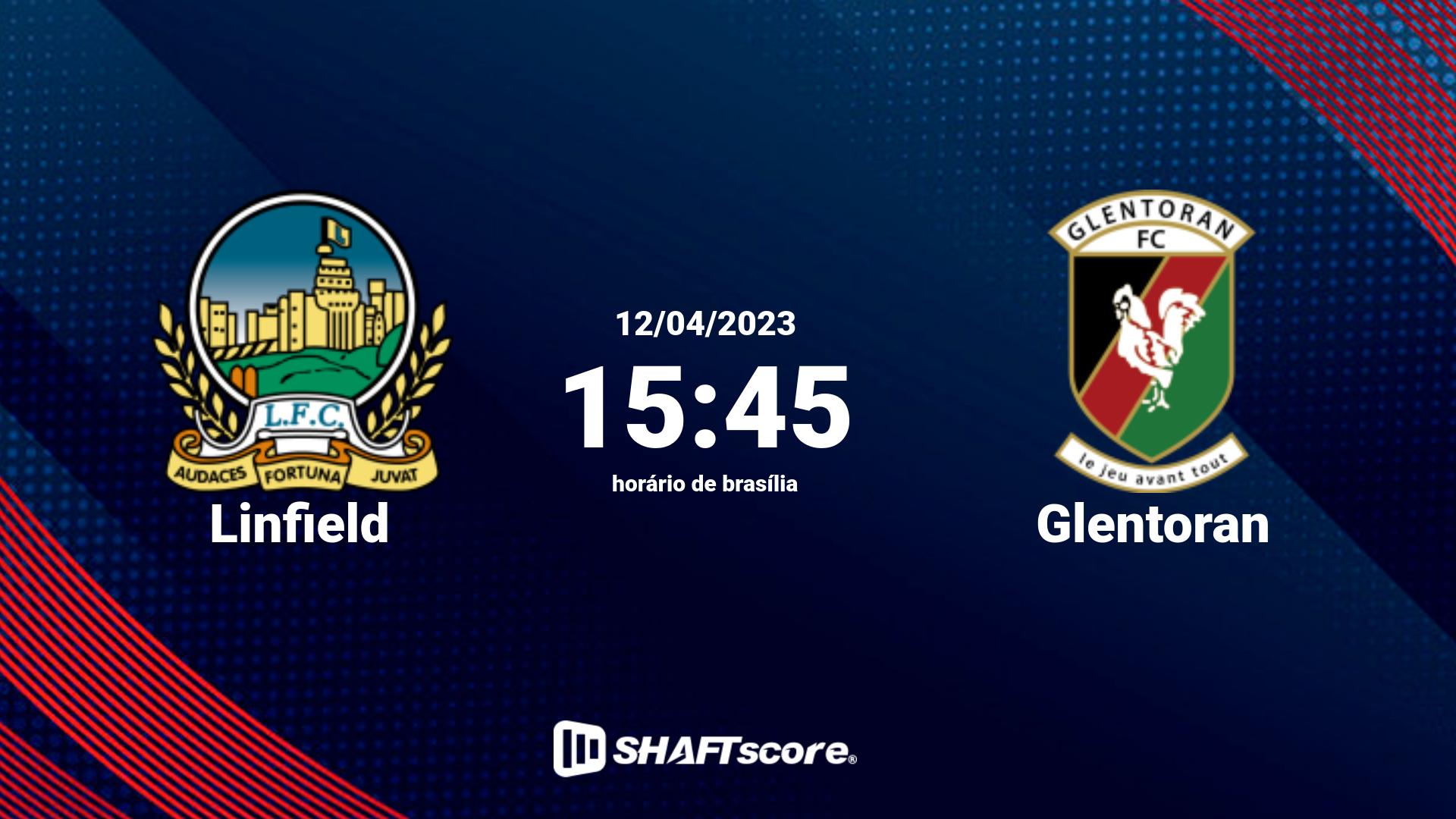 Estatísticas do jogo Linfield vs Glentoran 12.04 15:45