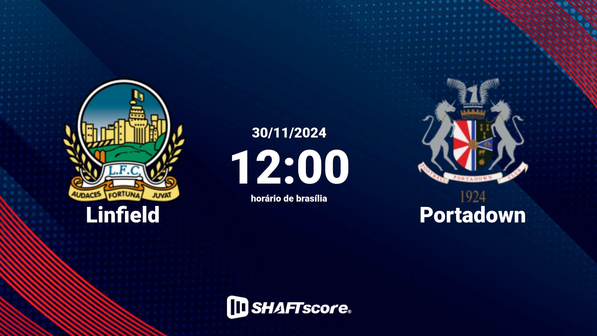 Estatísticas do jogo Linfield vs Portadown 30.11 12:00