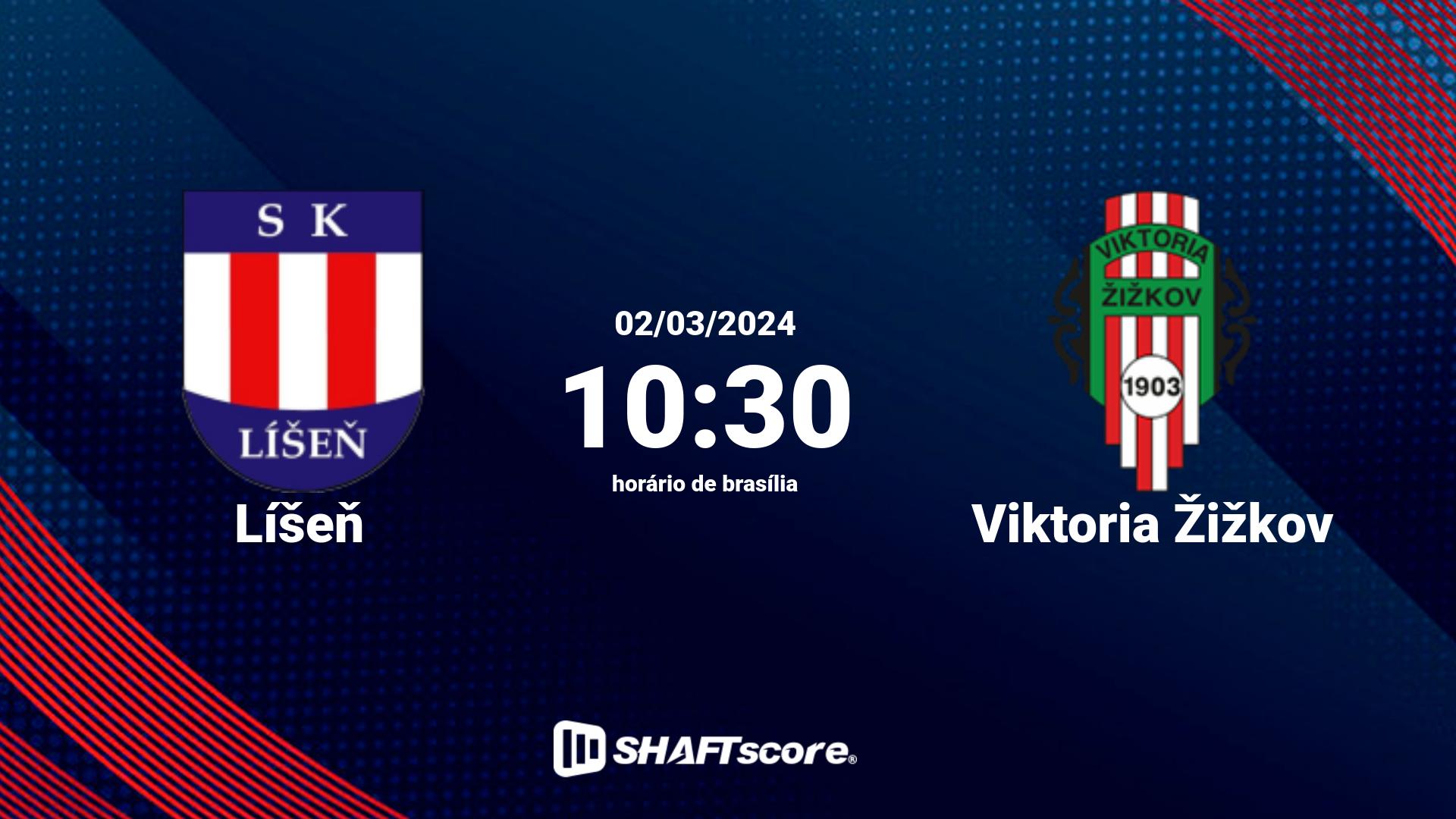 Estatísticas do jogo Líšeň vs Viktoria Žižkov 02.03 10:30