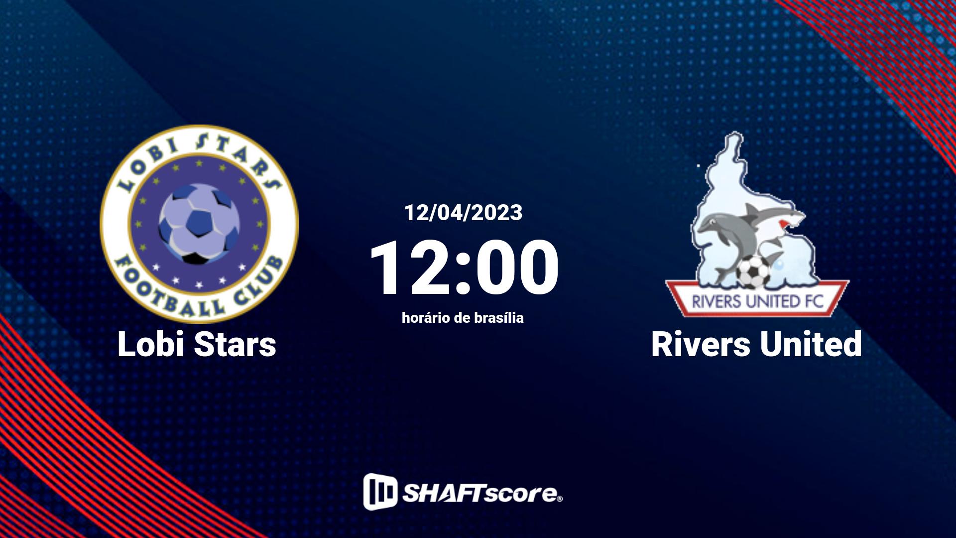 Estatísticas do jogo Lobi Stars vs Rivers United 12.04 12:00