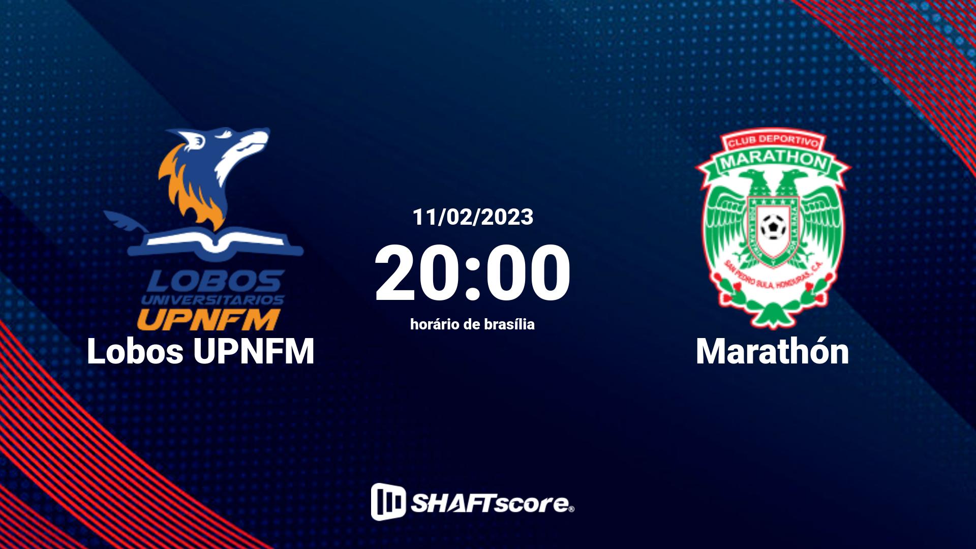 Estatísticas do jogo Lobos UPNFM vs Marathón 11.02 20:00