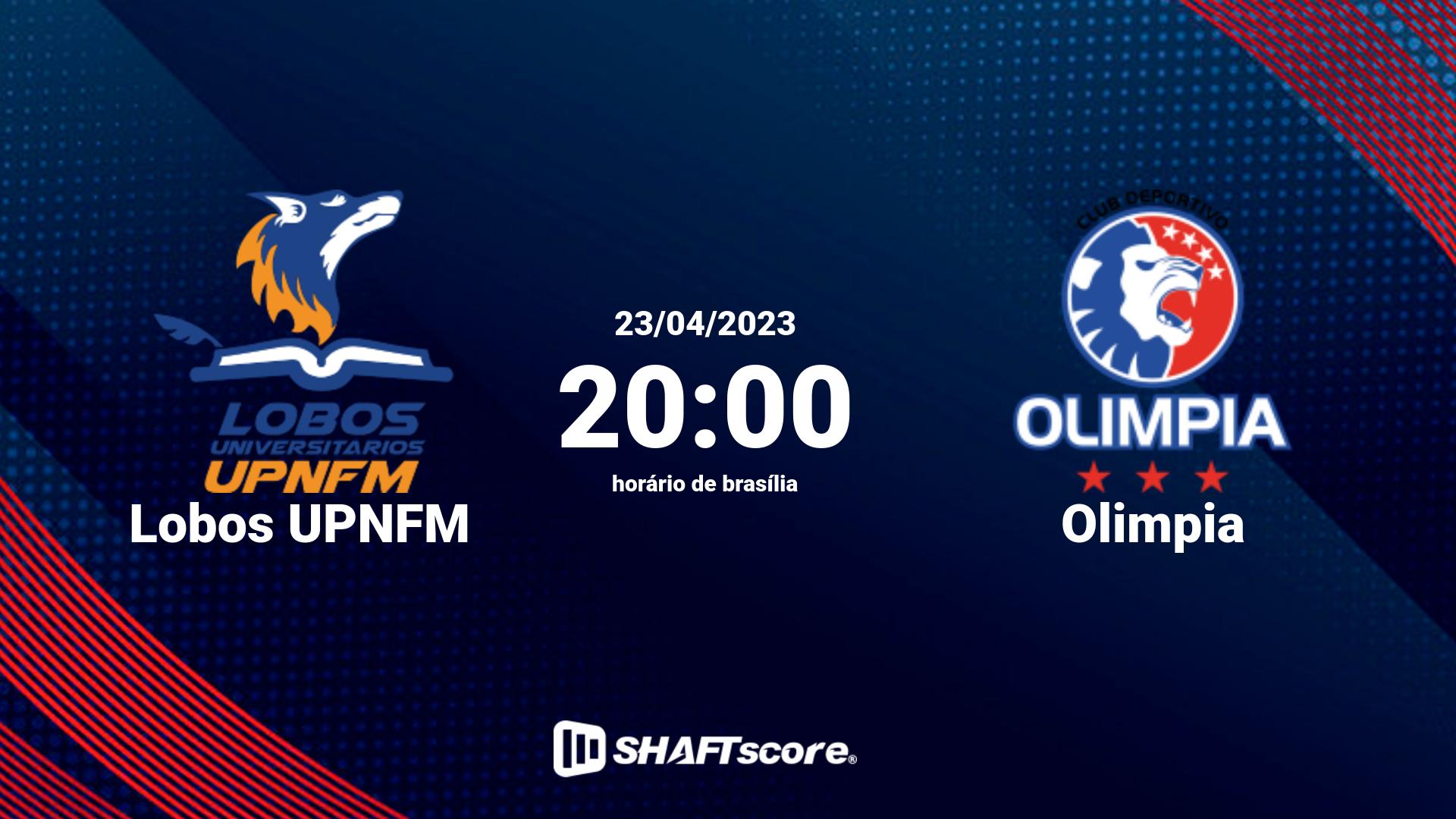 Estatísticas do jogo Lobos UPNFM vs Olimpia 23.04 20:00