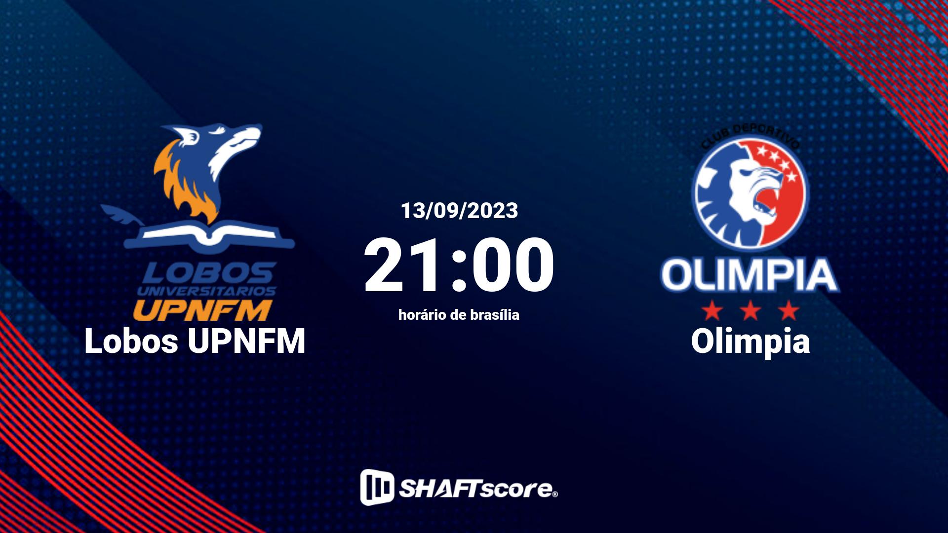 Estatísticas do jogo Lobos UPNFM vs Olimpia 13.09 21:00