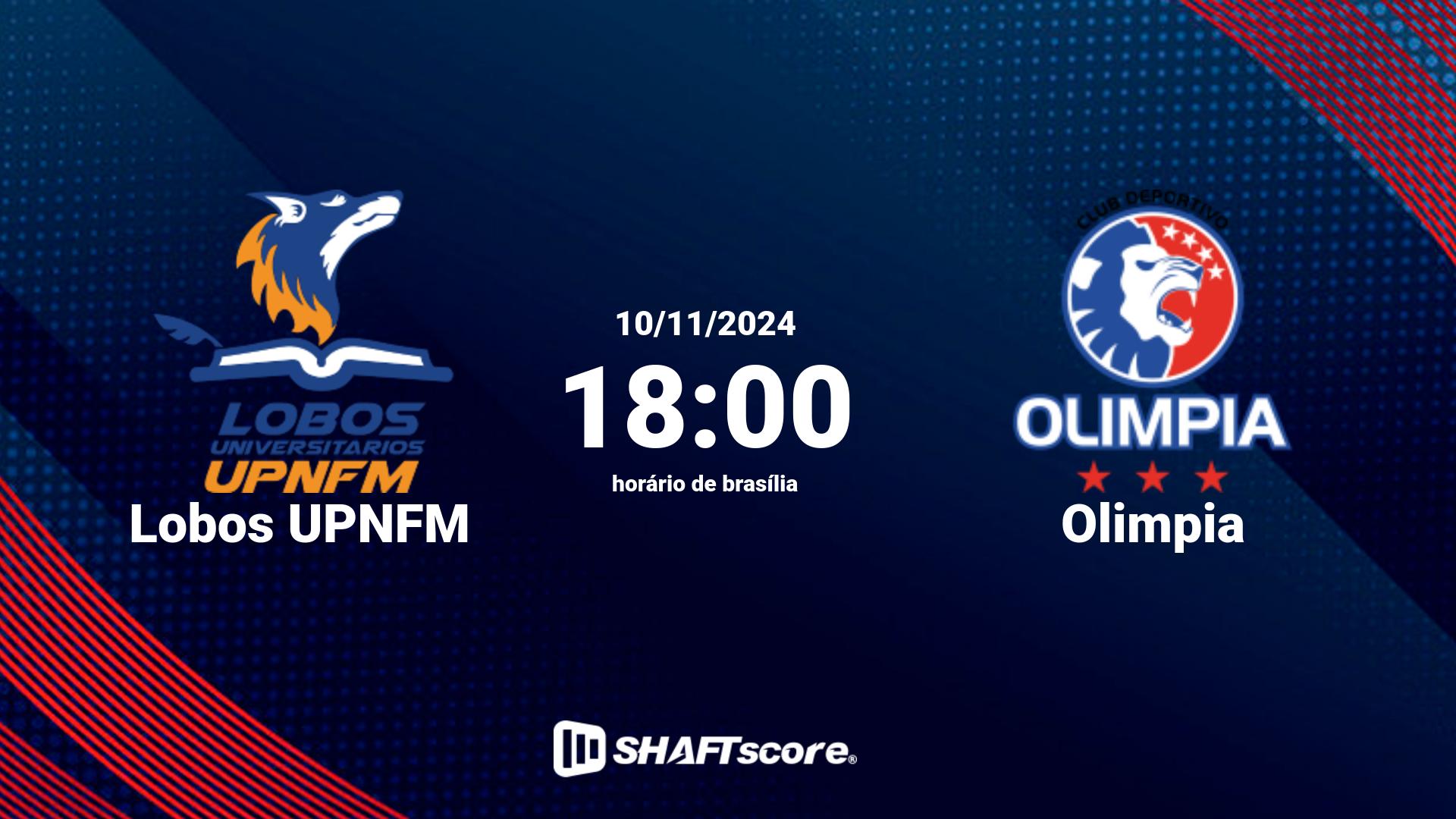 Estatísticas do jogo Lobos UPNFM vs Olimpia 10.11 18:00