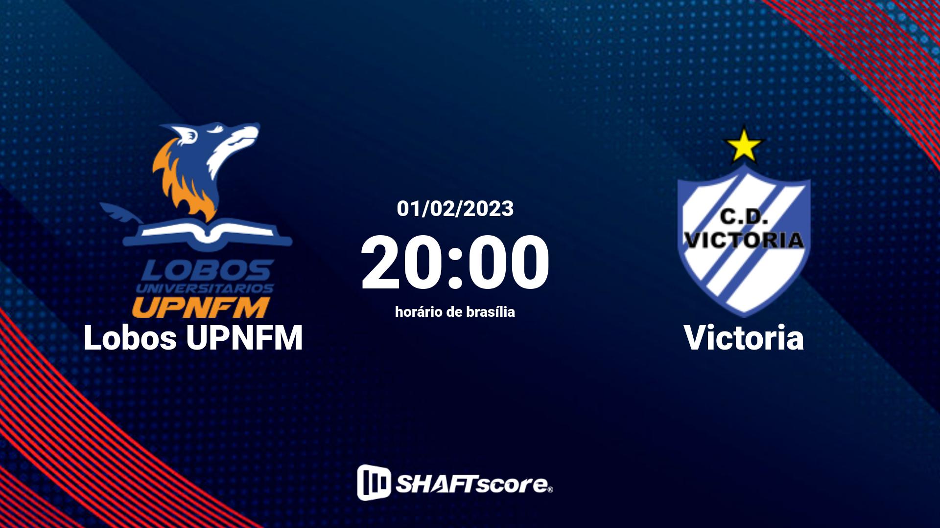 Estatísticas do jogo Lobos UPNFM vs Victoria 01.02 20:00