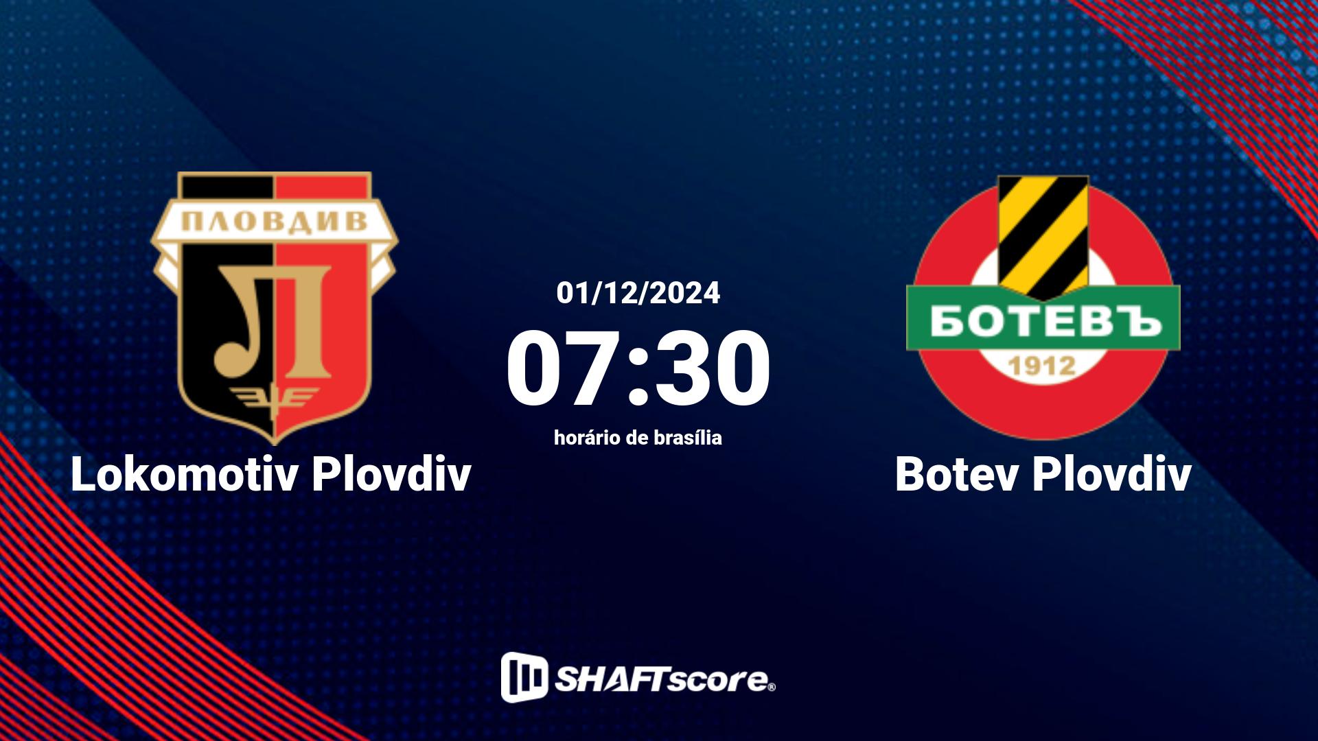 Estatísticas do jogo Lokomotiv Plovdiv vs Botev Plovdiv 01.12 07:30