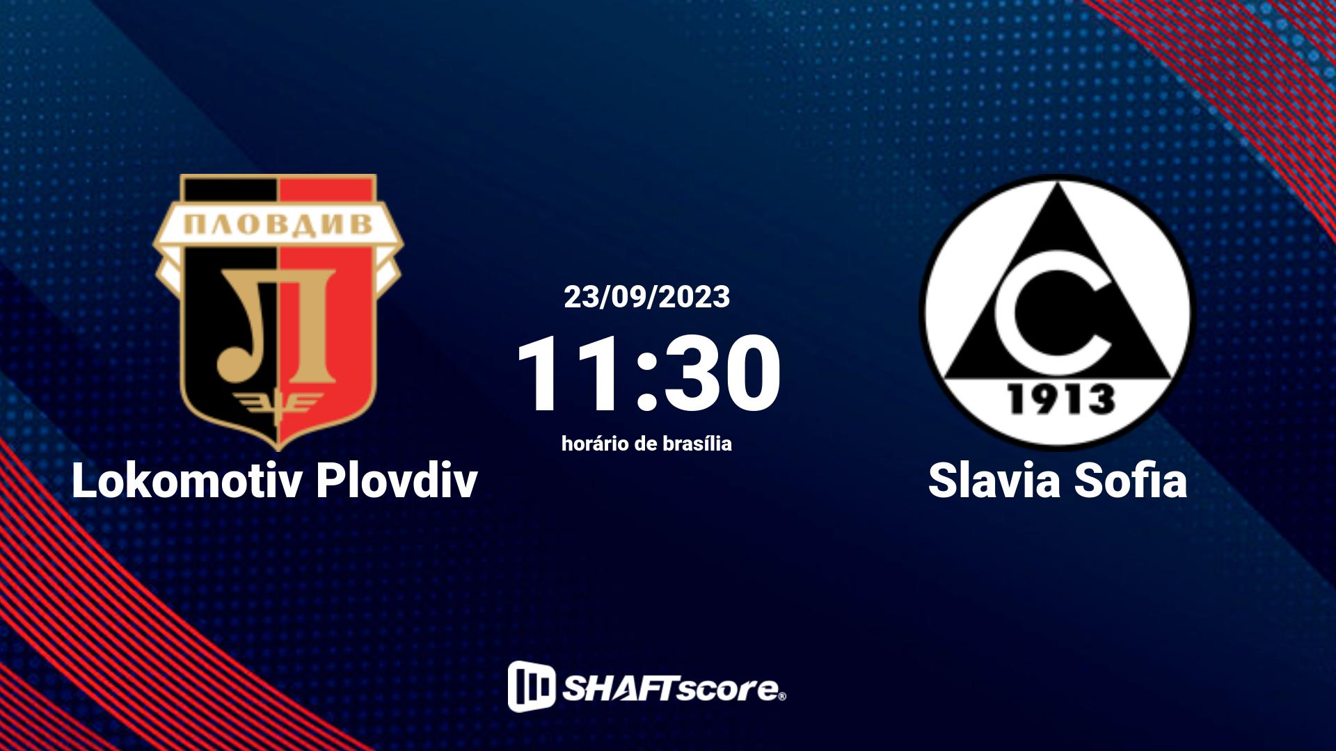 Estatísticas do jogo Lokomotiv Plovdiv vs Slavia Sofia 23.09 11:30