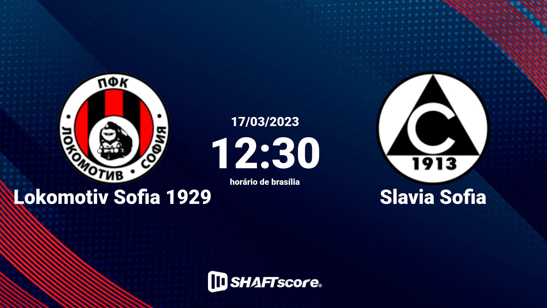 Estatísticas do jogo Lokomotiv Sofia 1929 vs Slavia Sofia 17.03 12:30